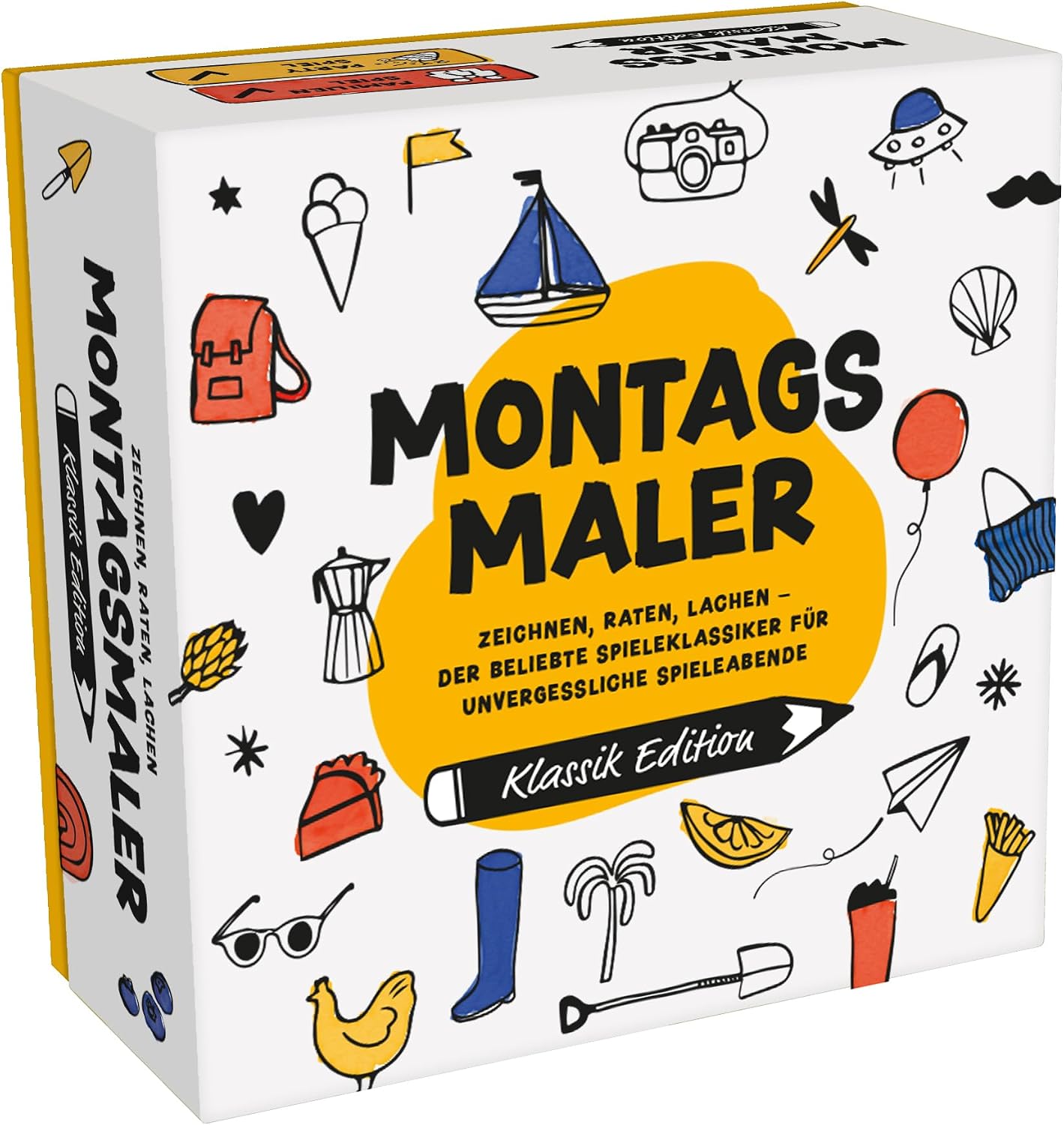 Detalle de MONTAGSMALER Lustiges Zeichenspiel 2500 Begriffe