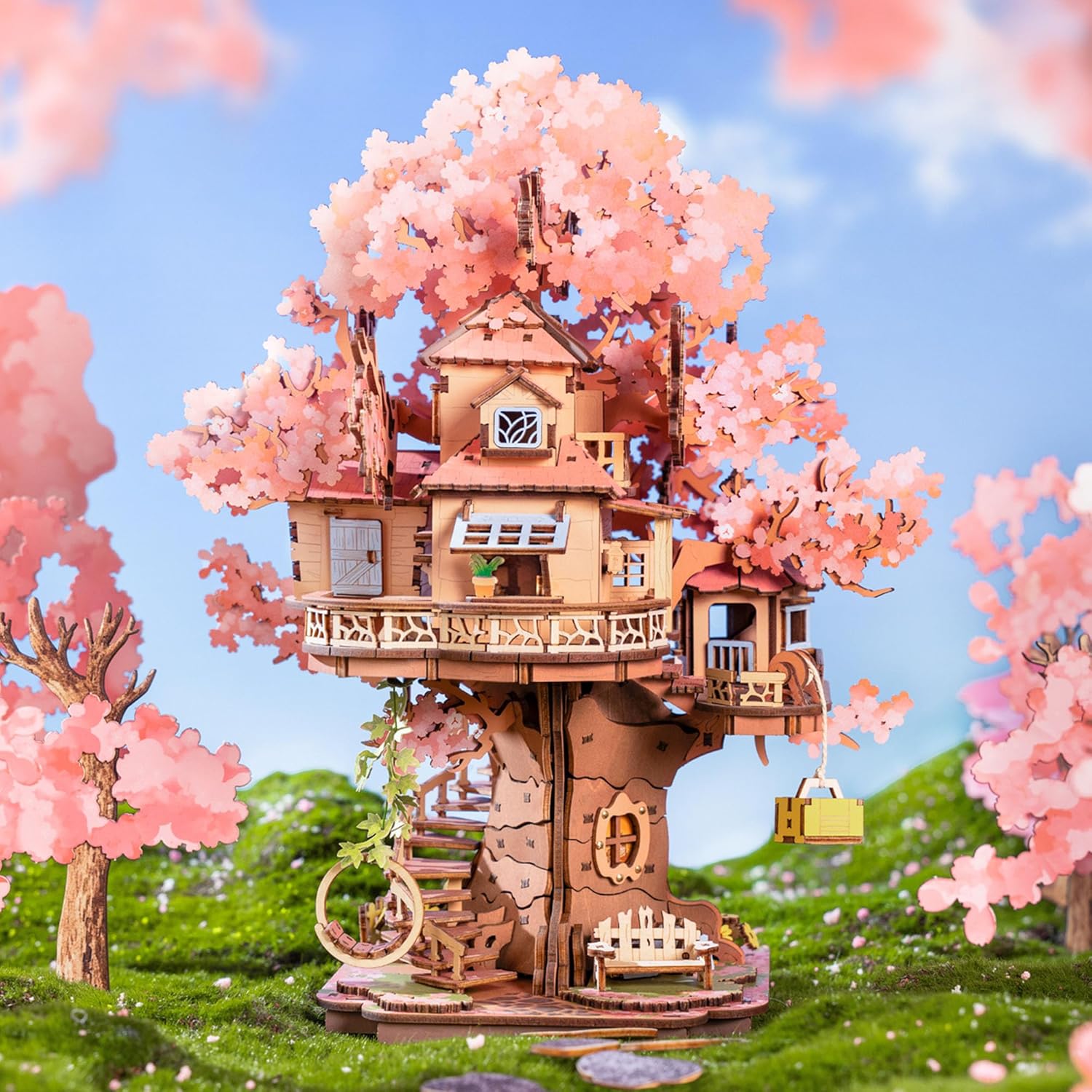 Thumbnail 1 de Rolife Puzzle 3D Casa Sakura sull'Albero 535 pezzi 🧩
