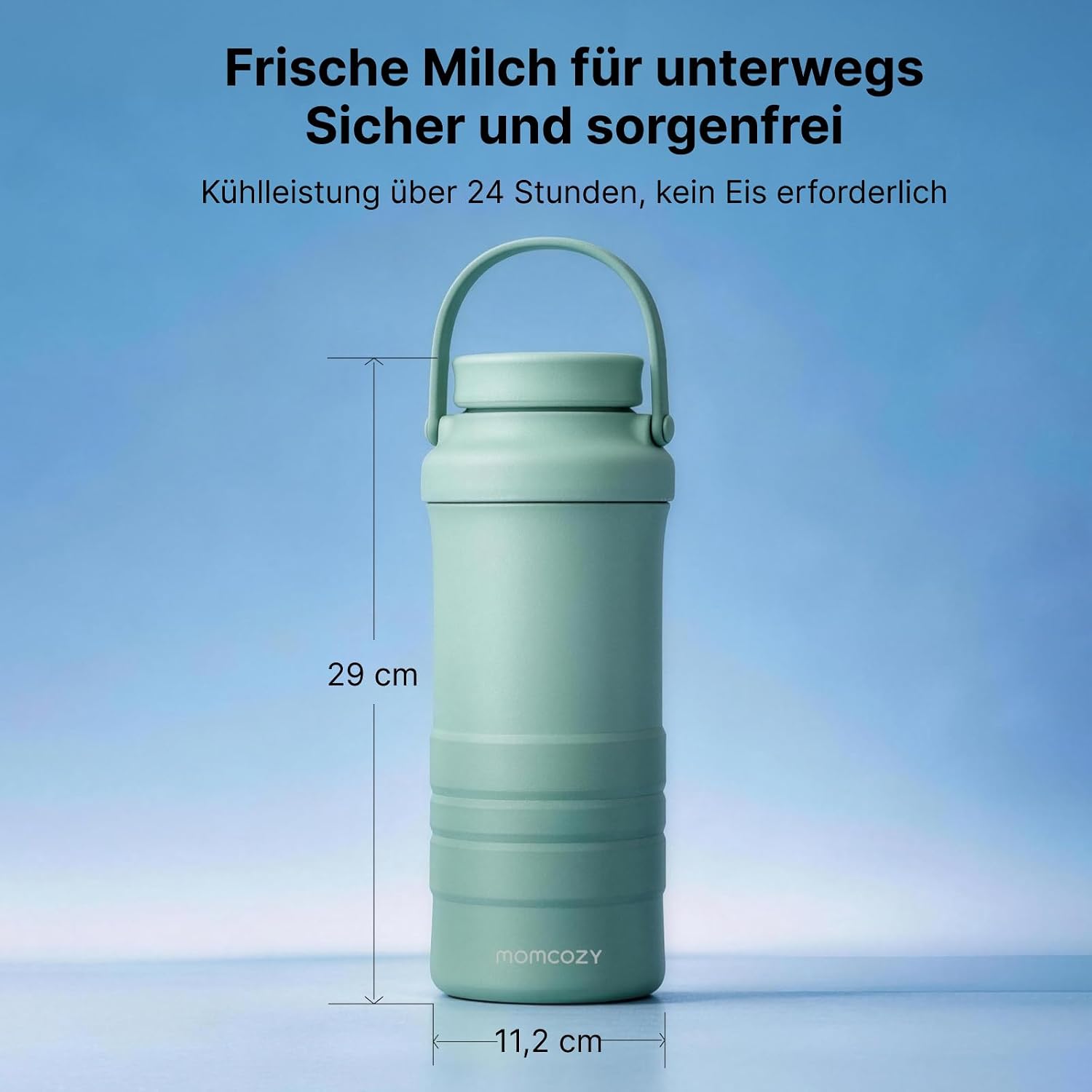 Thumbnail 4 de Momcozy MW05 + CM01 Set: Tragbarer Flaschenwärmer und Muttermilchkühler für unterwegs