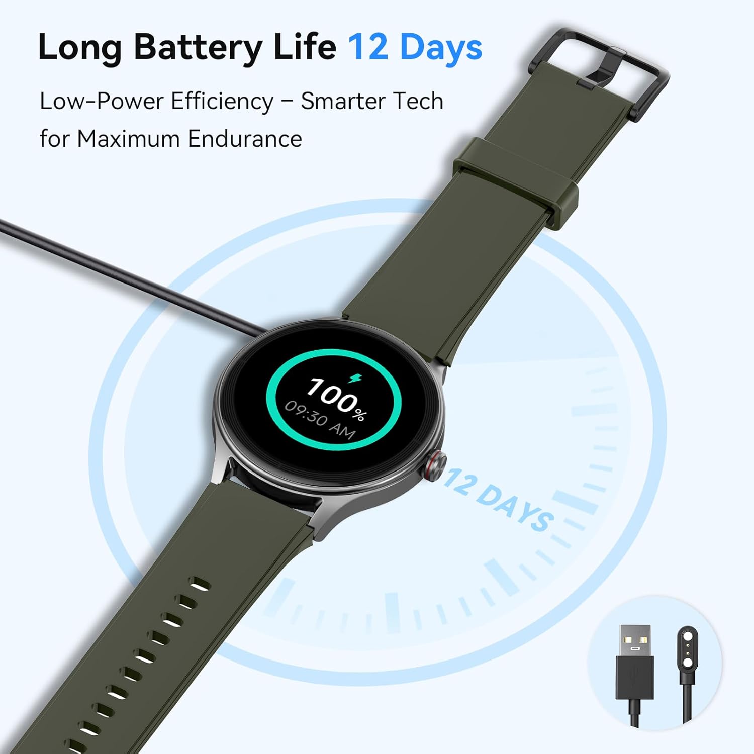 Thumbnail 4 de Smart Watch for Men 40mm AMOLED ⌚ 120+ Sport Modes