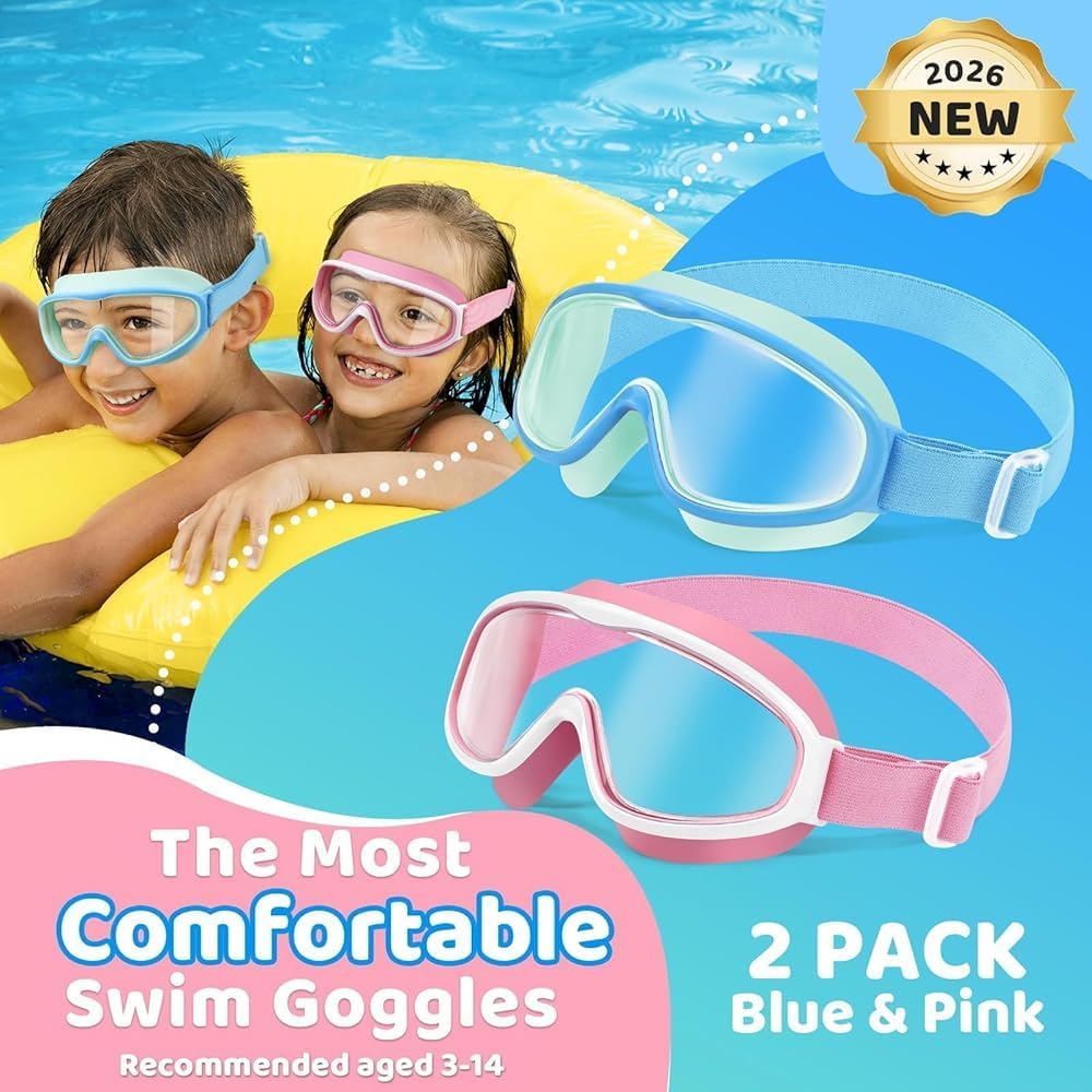 Thumbnail 1 de Vvinca Kids Swimming Goggles: Wide View, Anti-Fog & No-Leak Comfort for Children