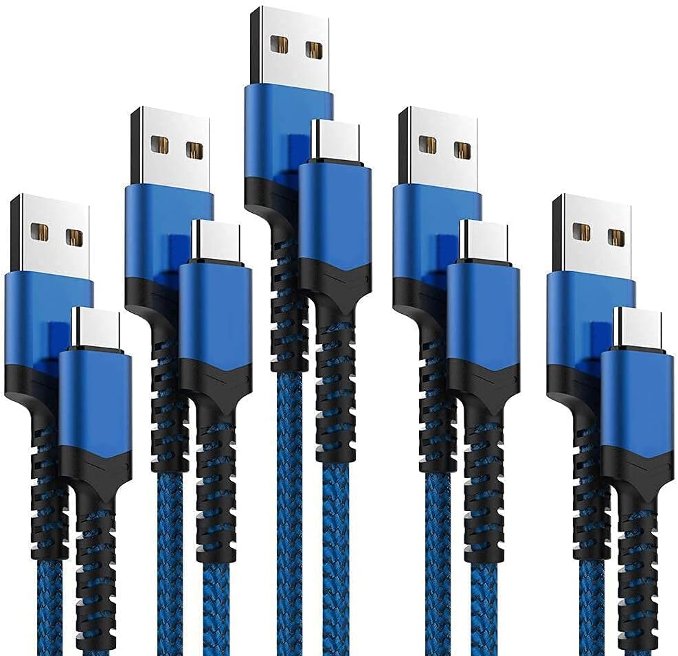 Detalle de USB Type C Cable 5Pack Nylon Braided