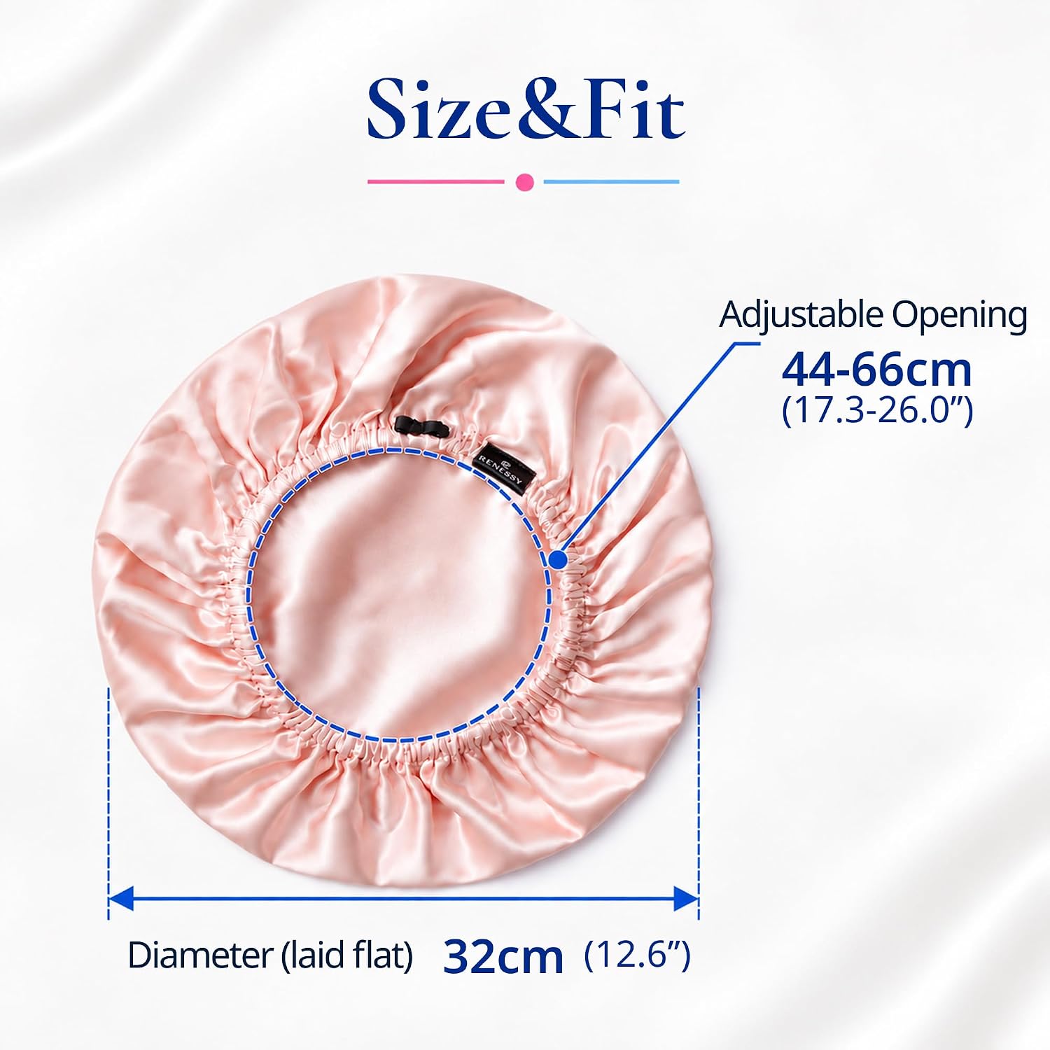 Thumbnail 4 de RENESSY Silk Bonnet, 22 Momme Organic Mulberry Silk Sleep Cap