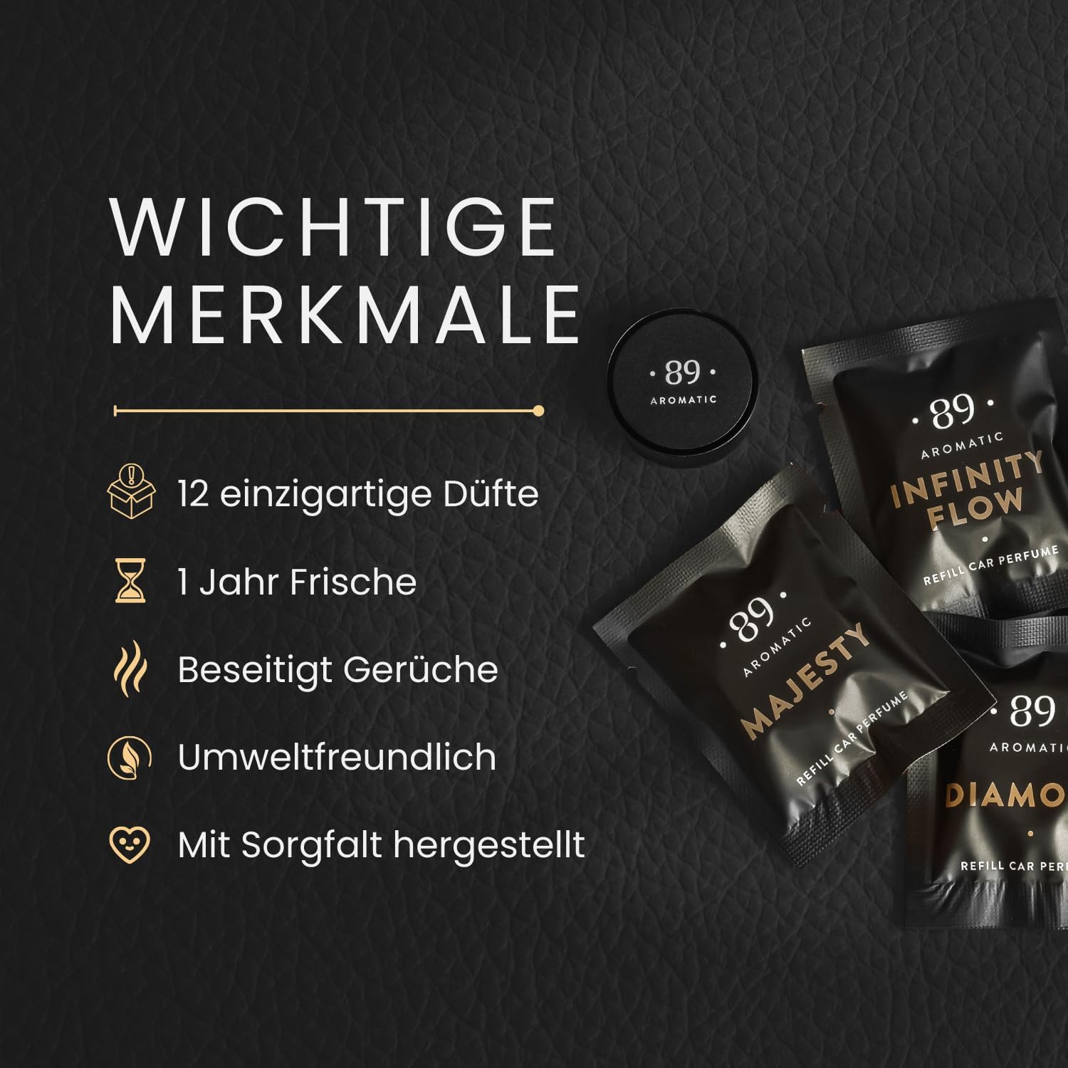Detalle de Aromatic •89• Autoduft Set 12 Monate