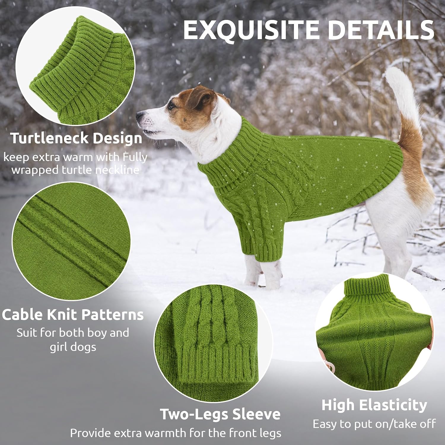 Detalle 2 de Queenmore Puppy Jumper Dog Sweater XS