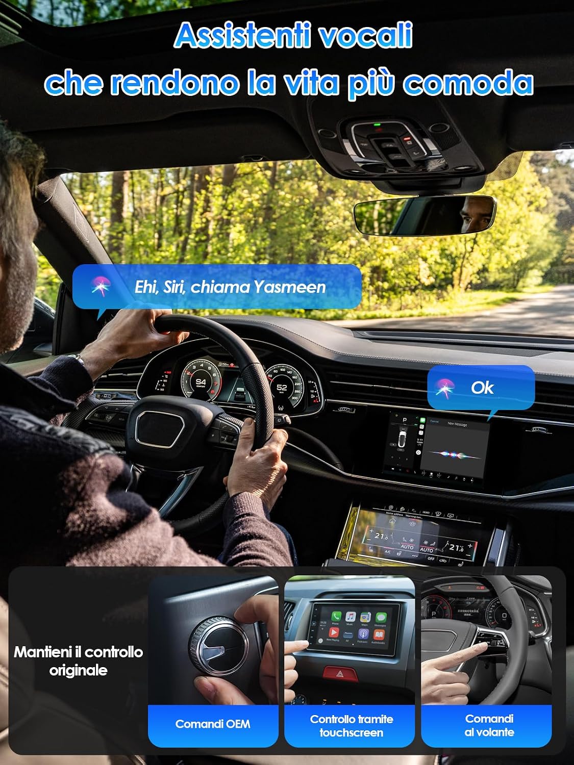 Thumbnail 4 de Adattatore Wireless CarPlay Upgrade 2025 senza fili