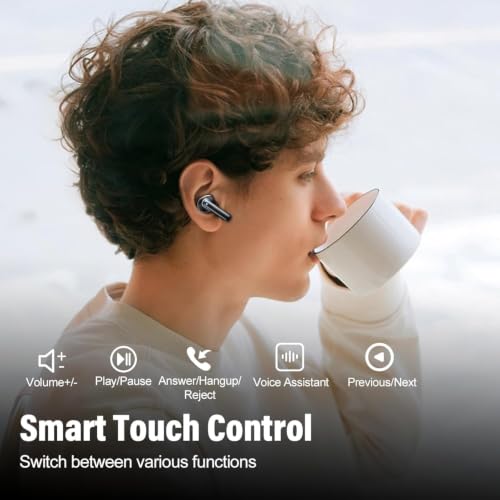 Thumbnail 6 de Nerunsa 2026 Cuffie Bluetooth 5.4: Auricolari In Ear HiFi con ENC, 50 Ore e Display LED