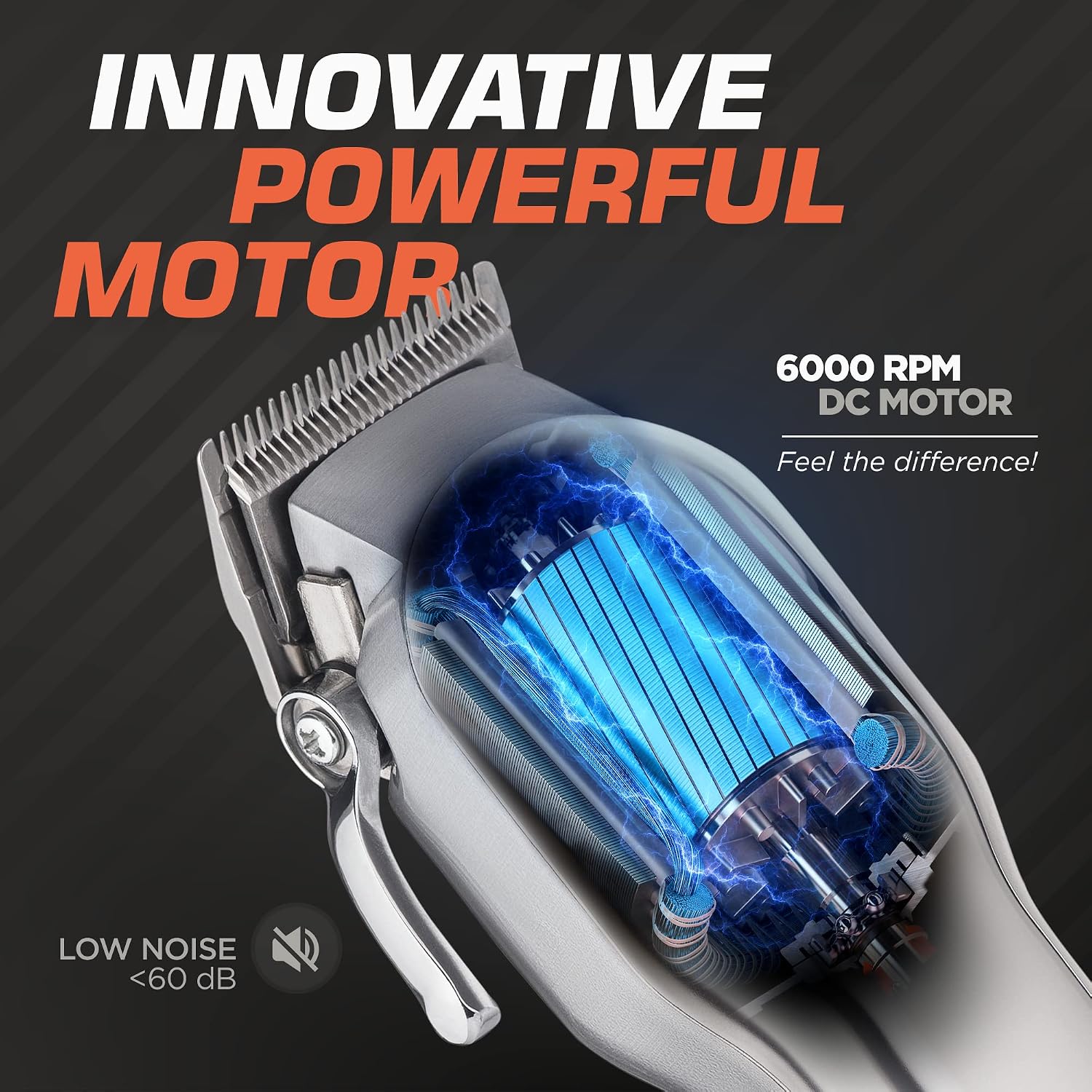 Thumbnail 2 de Fagaci Professional Hair Clippers Men Cordless: Precision cutting with a powerful 6000 rpm motor