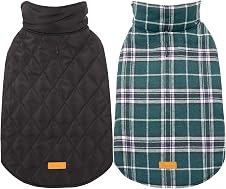 Kuoser Waterproof Dog Coat, Reversible S