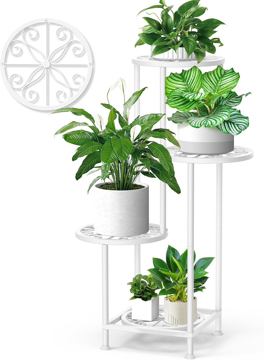 Detalle de YOCOMEY Plant Stand, 4-Tier