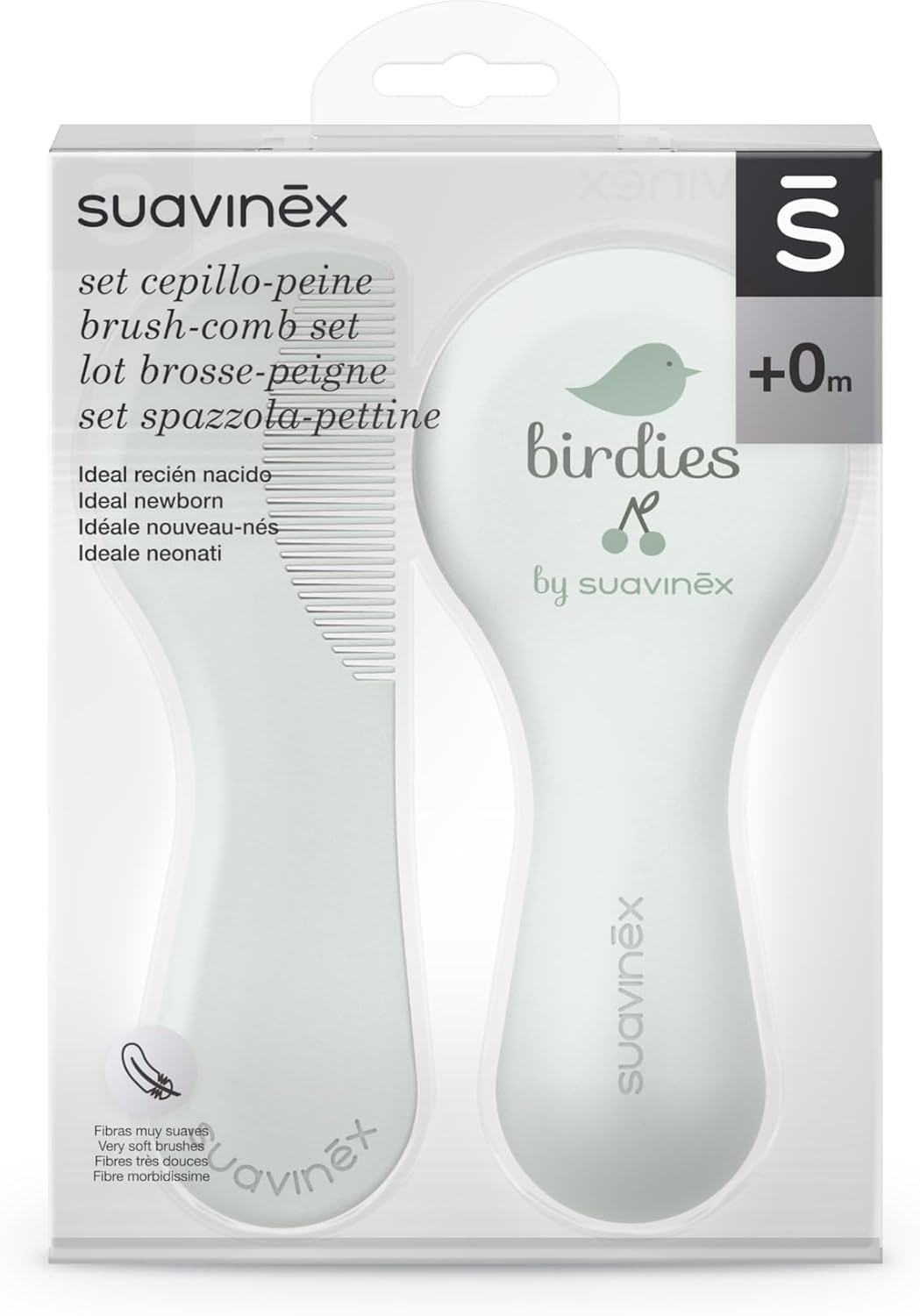 Thumbnail 3 de Suavinex Cepillo y Peine para Bebés – Ideal Recién Nacidos (Verde)