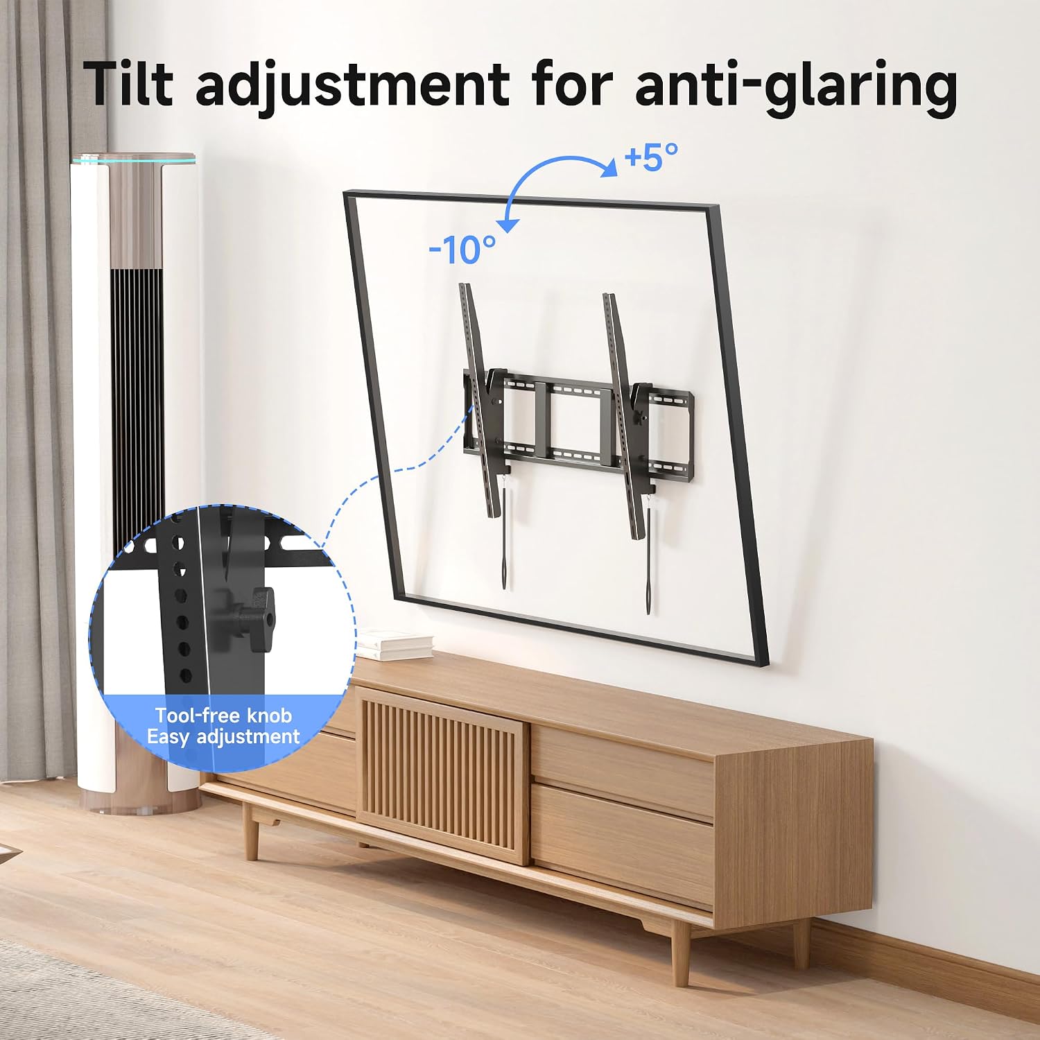 Detalle de Suptek 100kg Heavy Duty Tilt TV Wall Mount for 49-120" Screens (MT9)