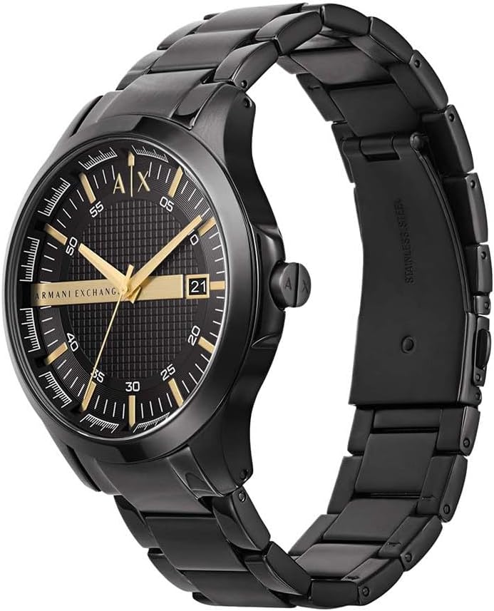 Thumbnail 2 de Armani Exchange Herrenuhr Quarz-Dreizeiger mit Datum | 46 mm Gehäuse, Edelstahlarmband