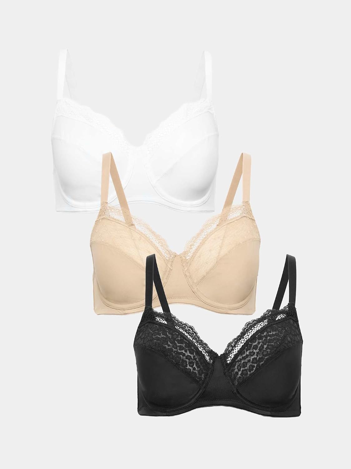 Detalle 2 de Marks & Spencer minimizerbeha met beugel, set van 3, volledige cups C-H