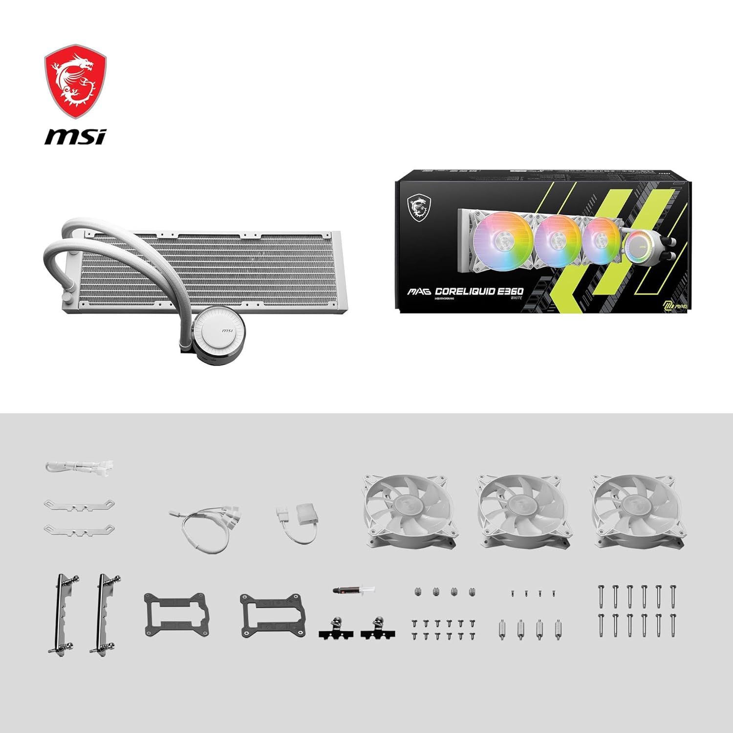 Thumbnail 6 de MSI MAG CORELIQUID E360 refroidissement CPU