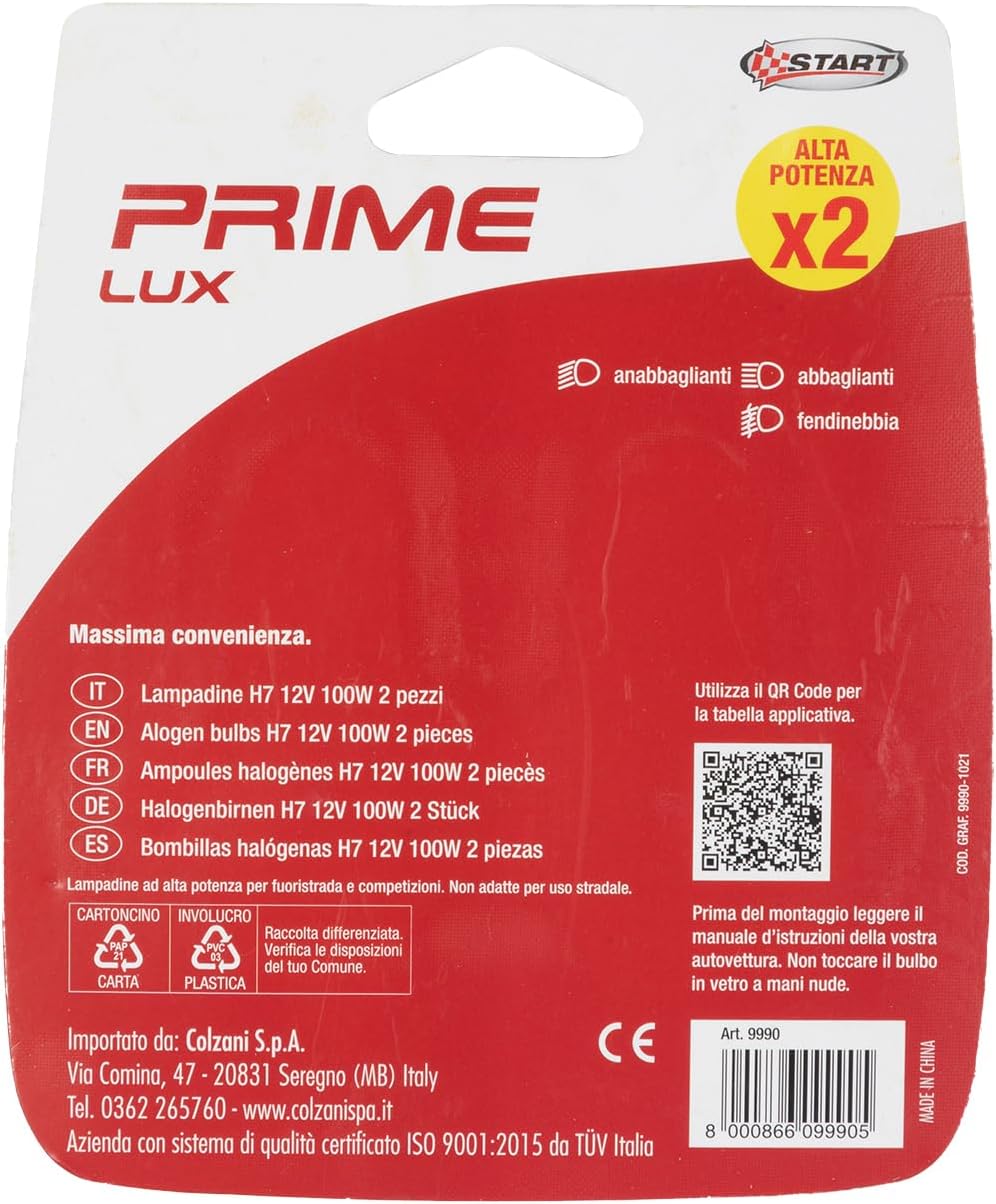 Thumbnail 2 de Coppia di lampadine auto alogene H7 Start 12V 100W PX26d