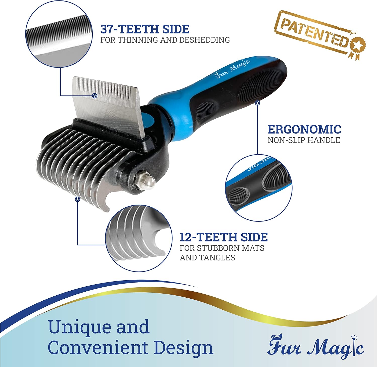 Thumbnail 4 de Fur Magic Deshedding Tool 2-in-1