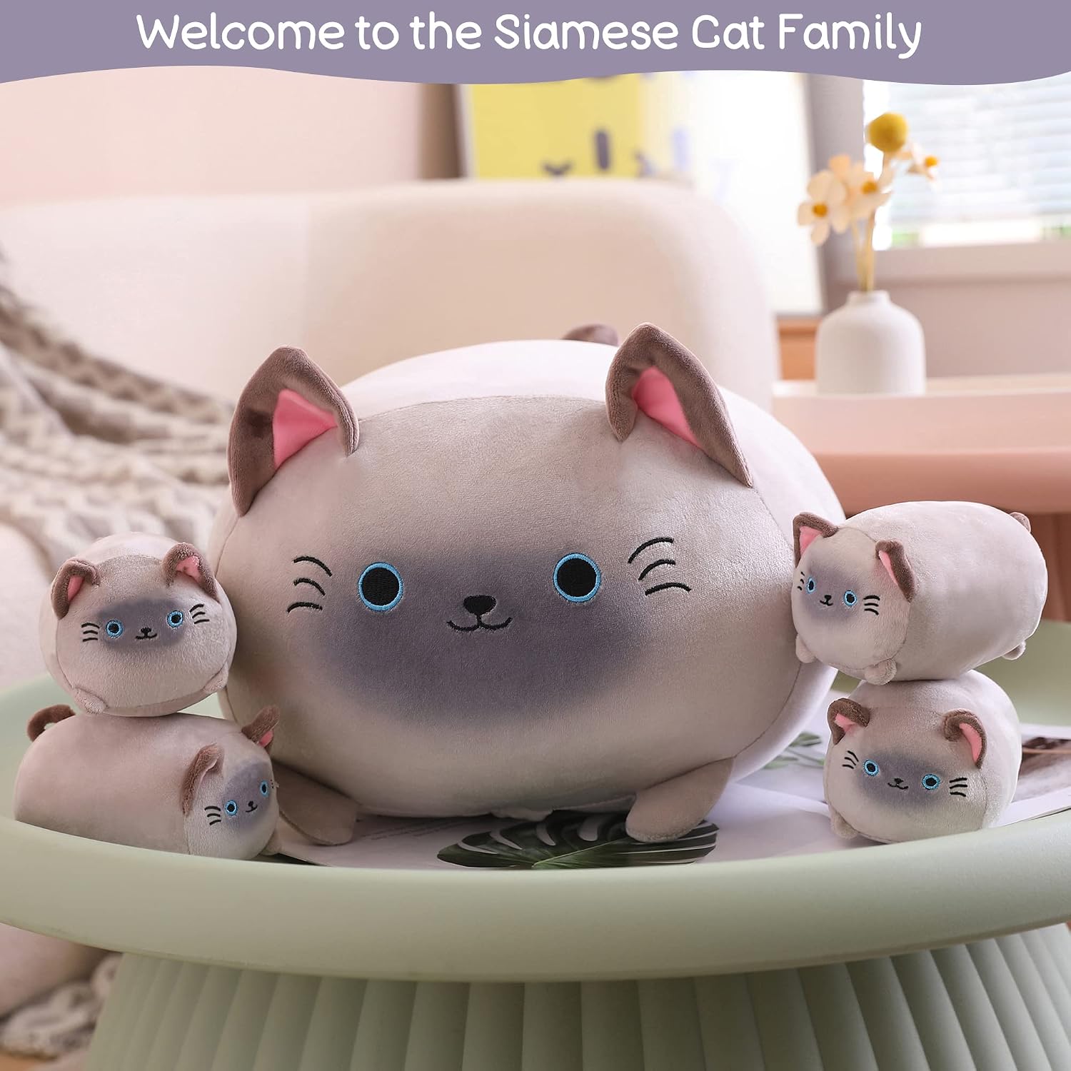 Detalle 2 de SQEQE Siamese Cat Plush