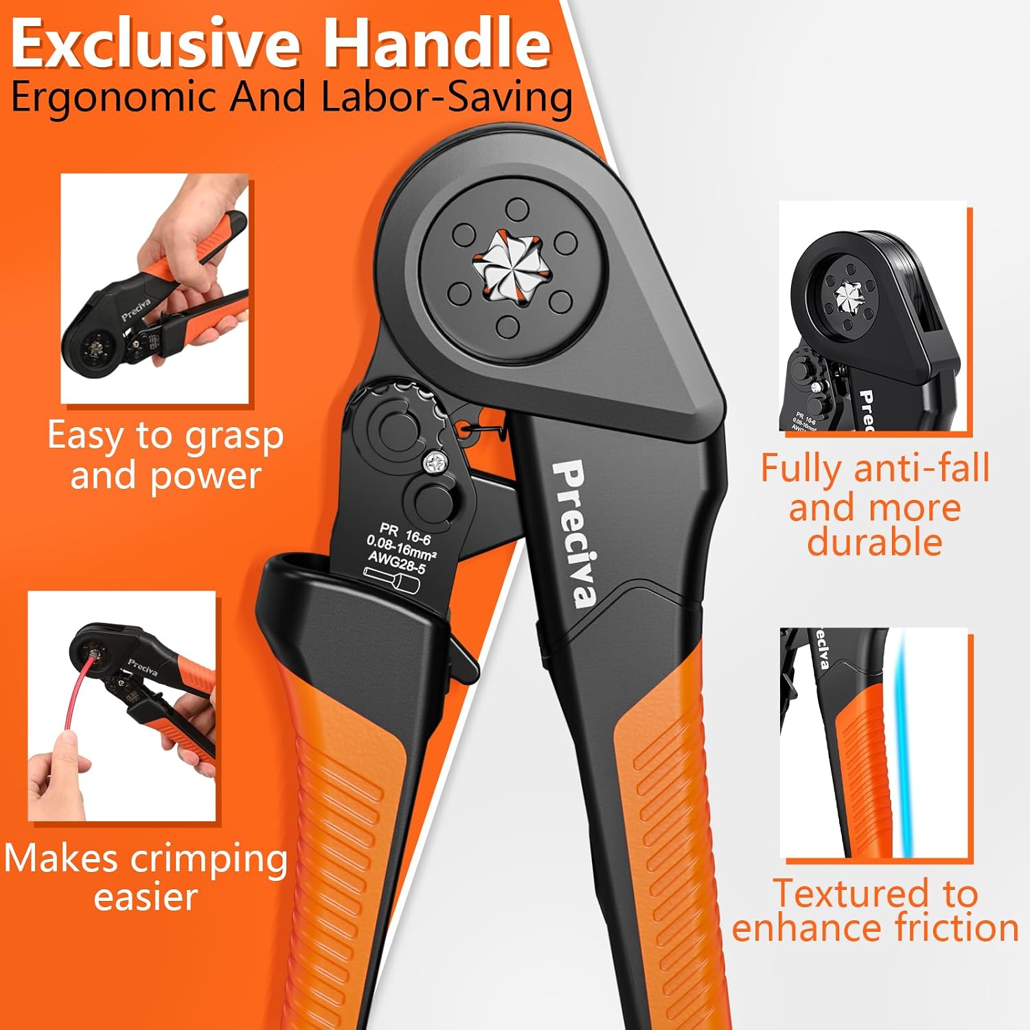 Thumbnail 6 de Preciva 0.08-16mm² Ferrule Crimping Tool Kit