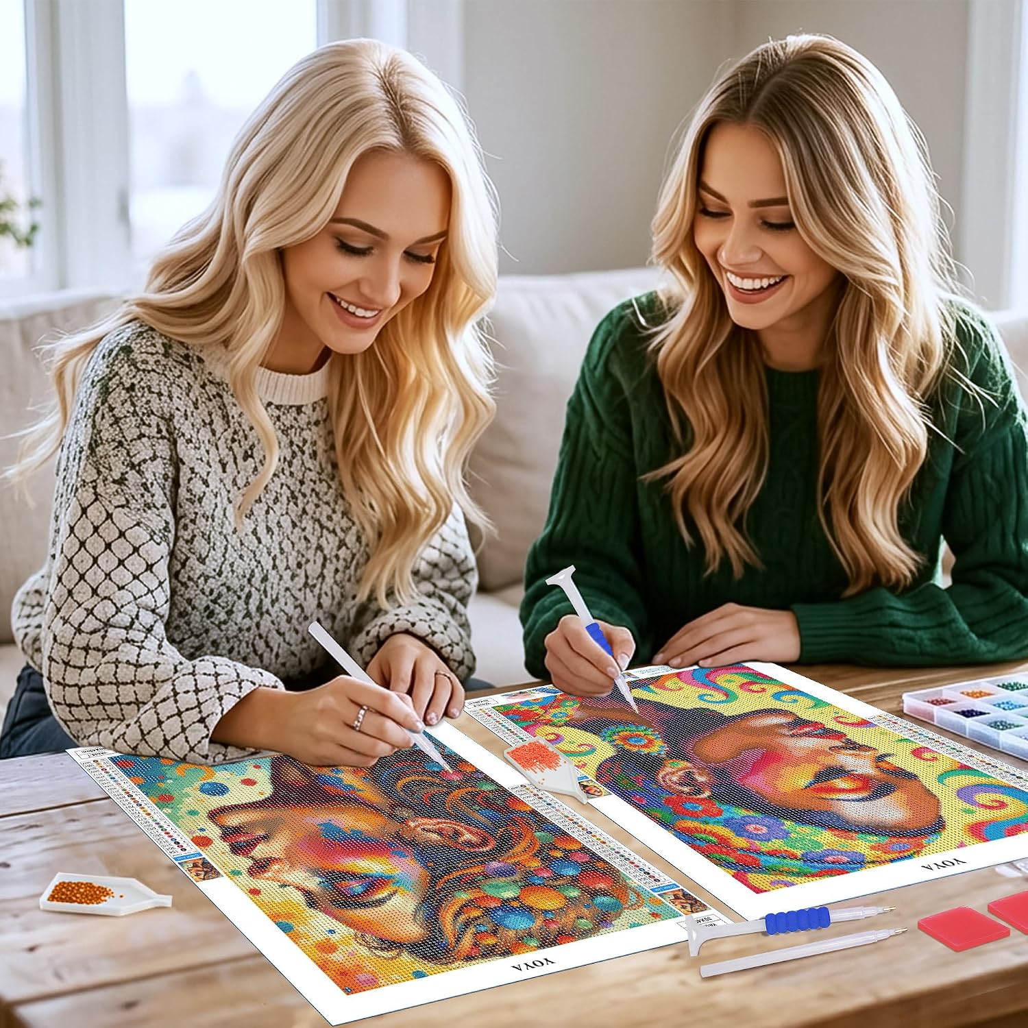 Detalle 2 de YOYA Diamond Painting Kits, 12x16 Inch