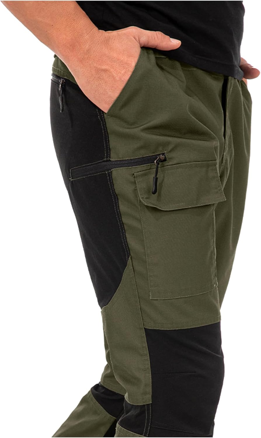 Detalle 2 de Yeyity Wanderhose Herren: Outdoor-Hose mit robustem Komfort und praktischen Taschen