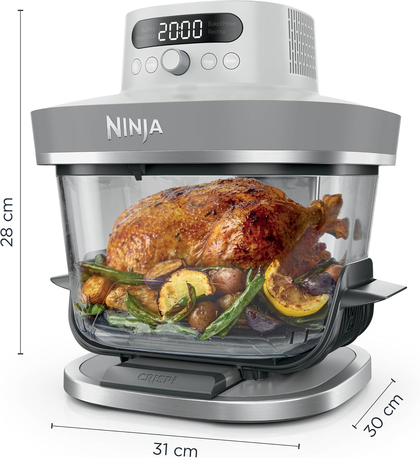 Thumbnail 3 de Ninja CRISPi PRO XL Glass Air Fryer with 5 Presets and CleanCrisp Glassware