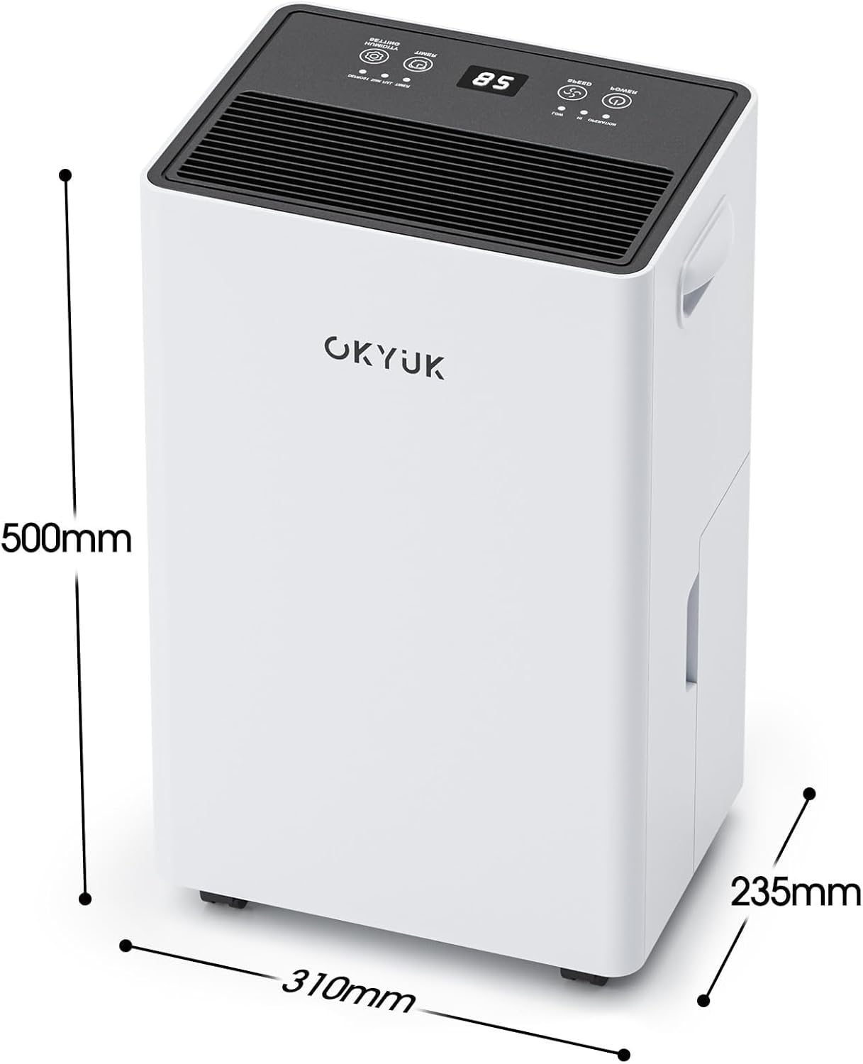 Detalle 2 de OKYUK Deumidificatore 20L casa 🏠