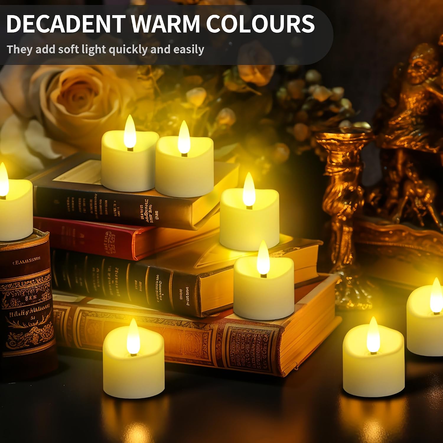 Thumbnail 3 de daphomeu Battery Tea Lights 12 Pack