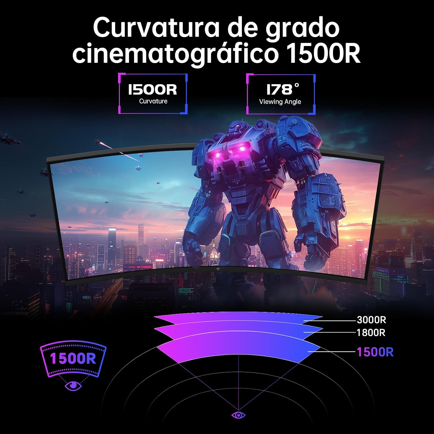 Detalle de KTC H32S5 Monitor gaming 32" QHD 185Hz