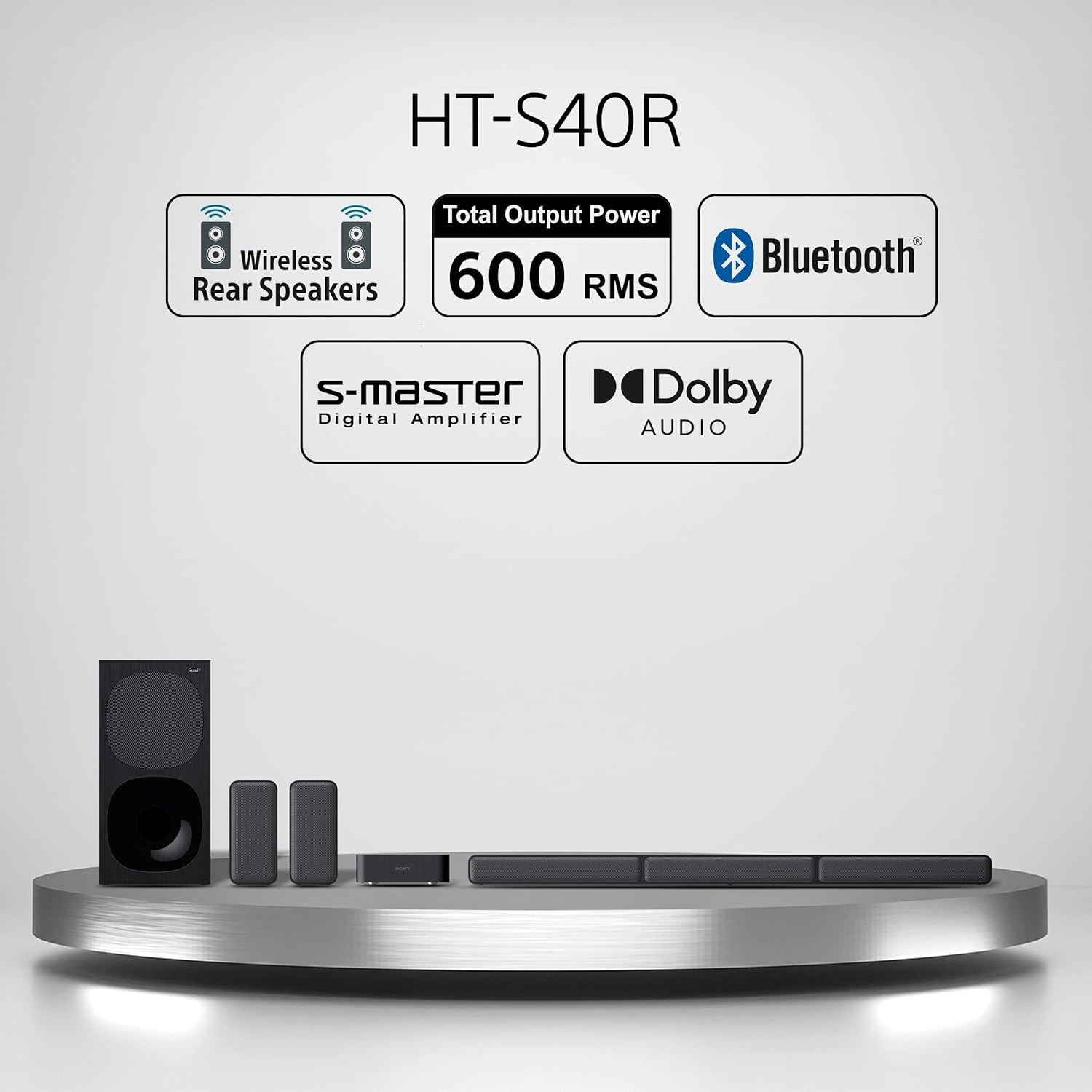 Detalle de Sony 5.1-channel home theater soundbar system
