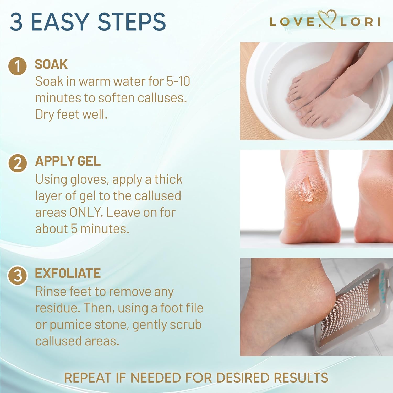 Detalle 2 de Foot Scrubber Dead Skin Remover Kit: 6oz callus gel remover + dual-action foot file