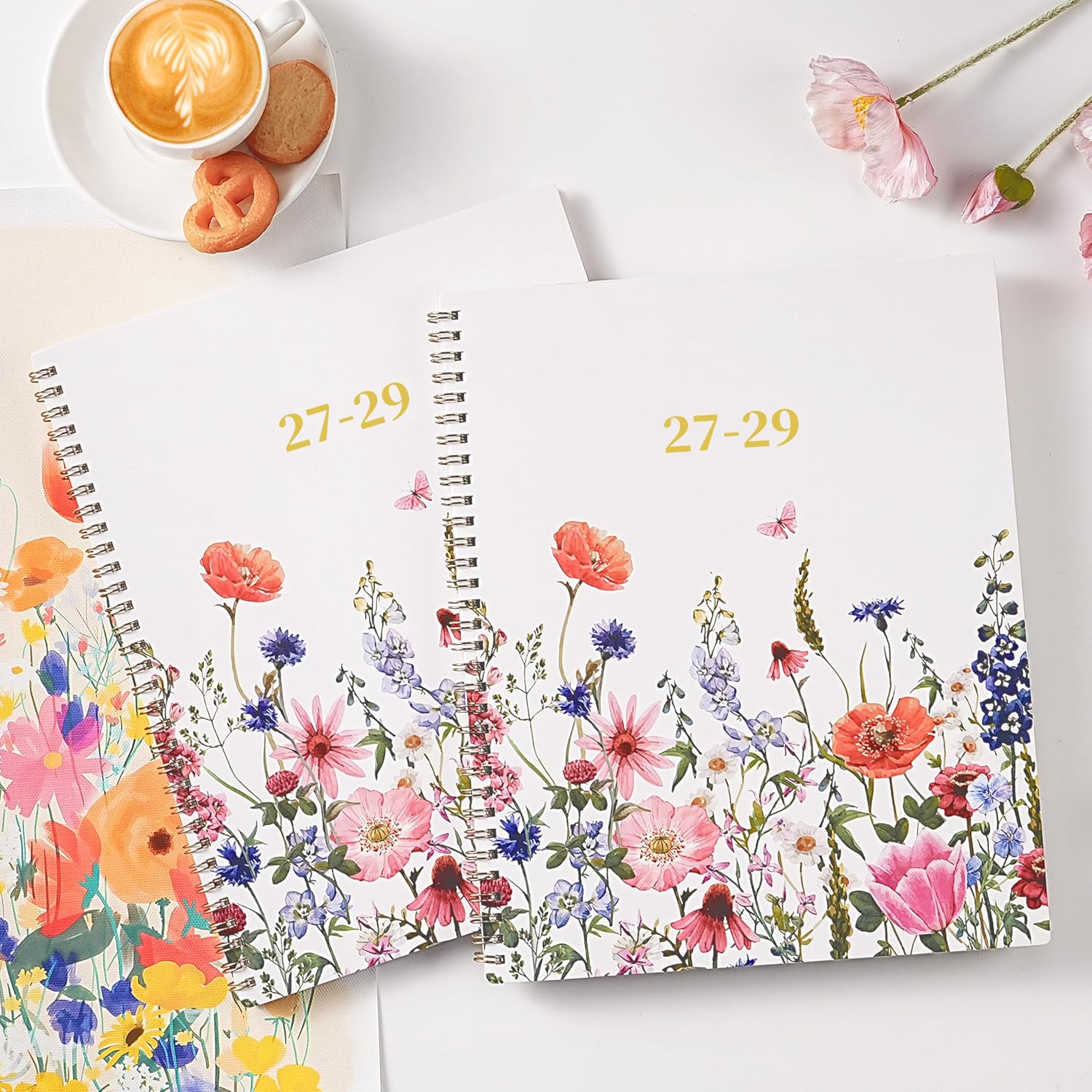 Thumbnail 5 de Planrage PRA5DAH3NY47Z25 3-Year Monthly Planner, Floral, 2027–2029