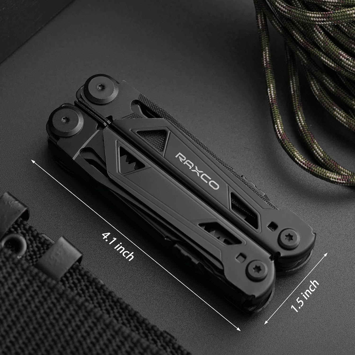 Thumbnail 5 de RAXCO 15 en 1 Outil Multifonction — Mini pince multifonction inox 660, cadeau Homme