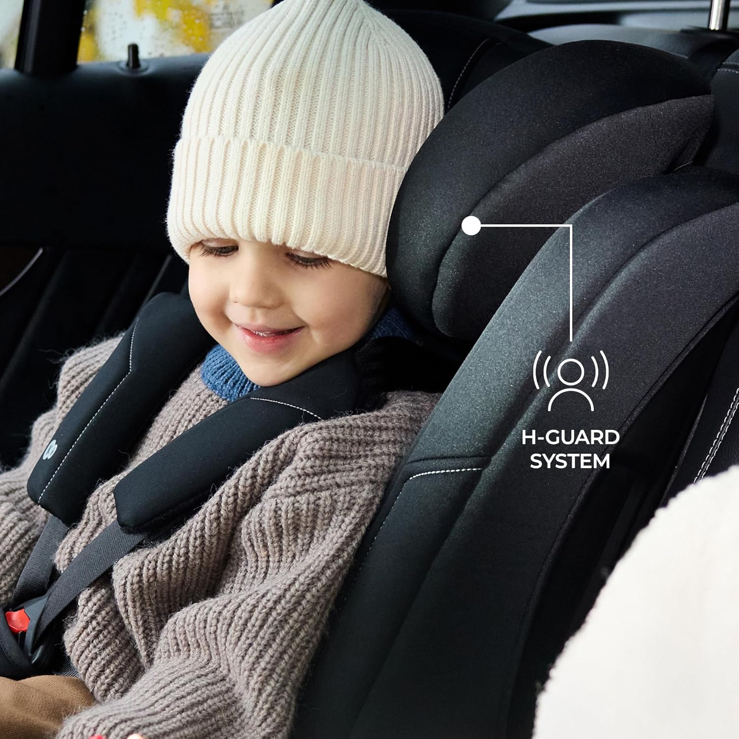 Thumbnail 3 de Kinderkraft SAFETY FIX 3 PRO 76-150 cm Kindersitz — Isofix, Top Tether, 5-Punkt-Gurt, Rosa