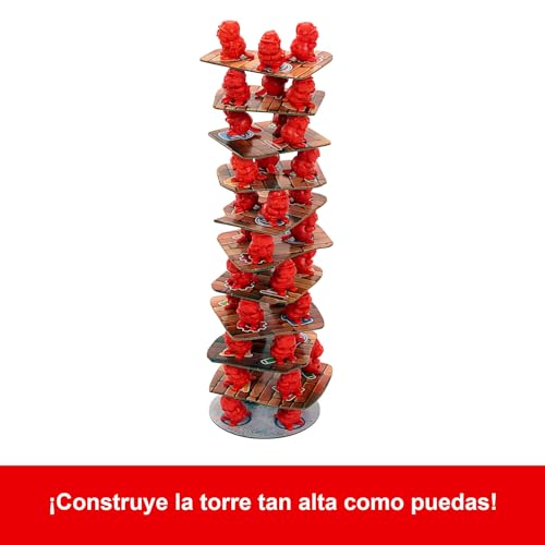 Detalle 2 de Mattel Games Castores Constructores juego de mesa familiar para +6 años 🎲