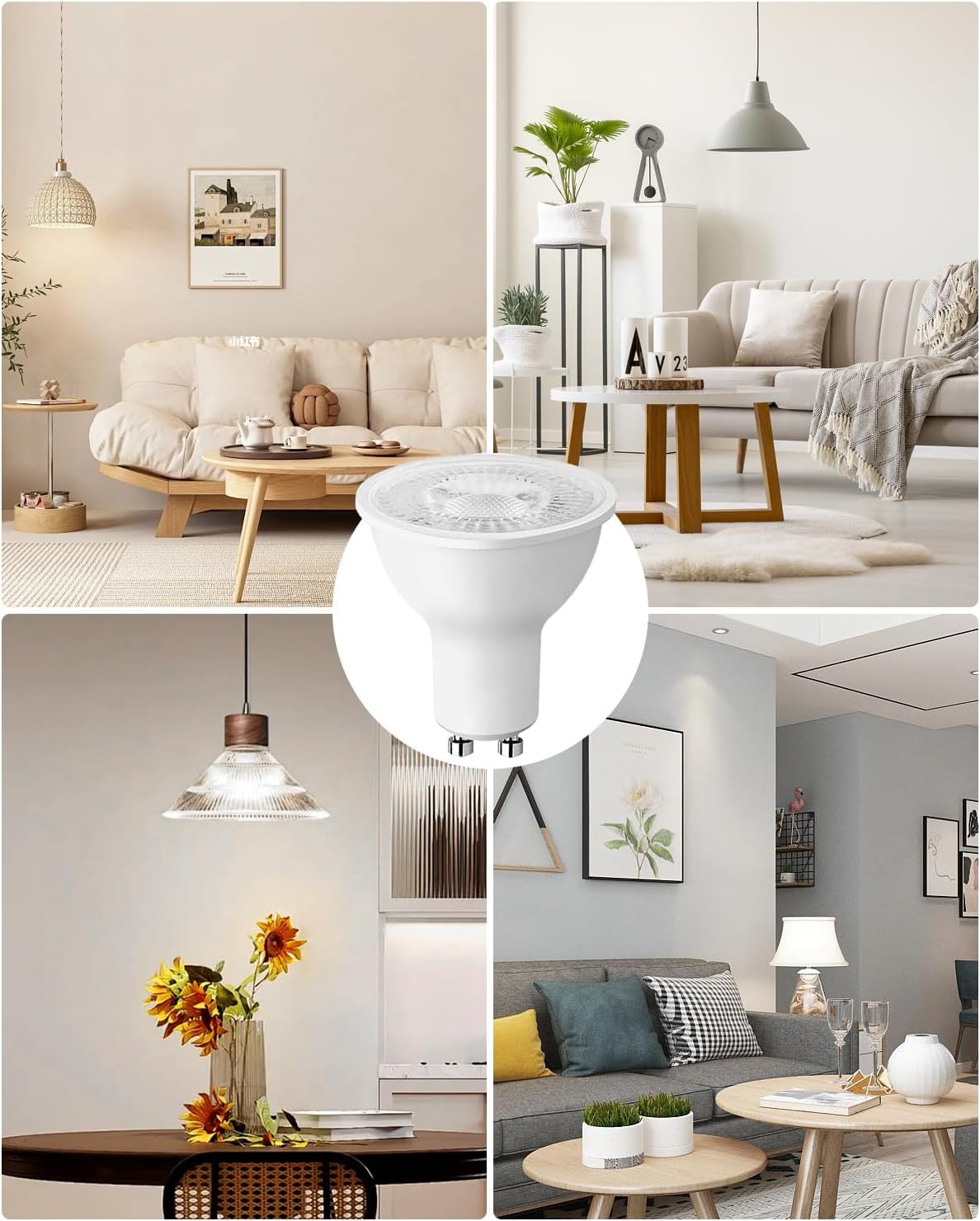Thumbnail 5 de MOXTOYU GU10 LED Bulbs, 7W, 550 lm, 6000K Daylight, 10-Pack