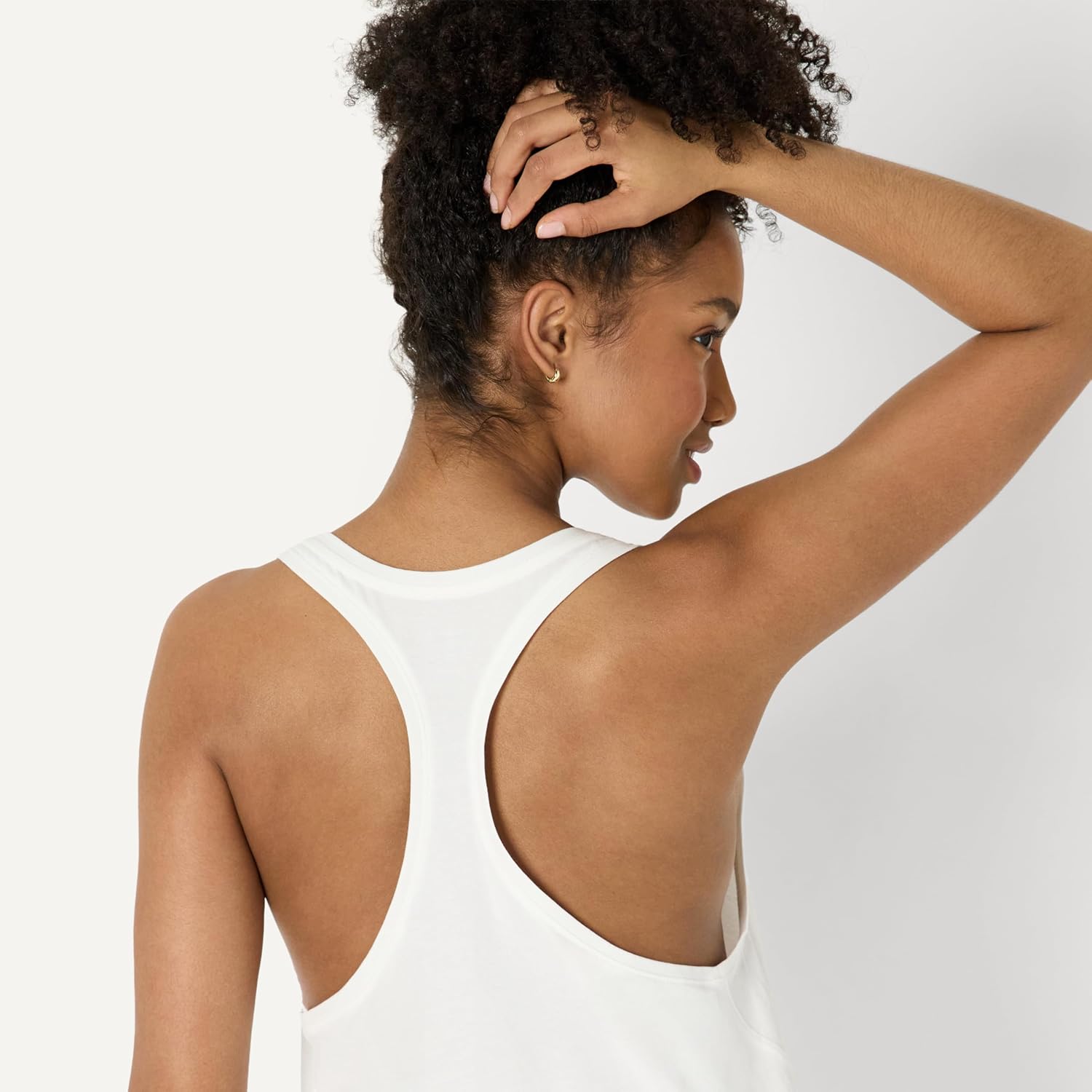 Thumbnail 2 de Amazon Essentials Damen Active Soft Cotton Yoga-Workout-Tanktop Relaxed Fit (weiter Armausschnitt, Racerback)