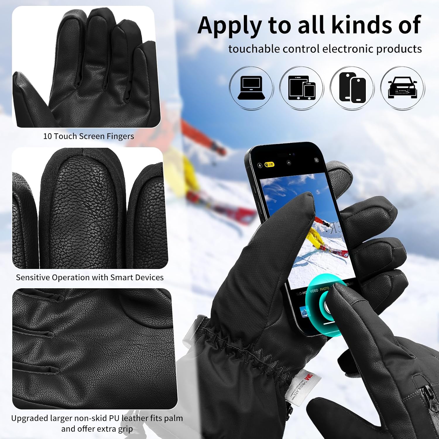Thumbnail 2 de Odtmger Ski Gloves
