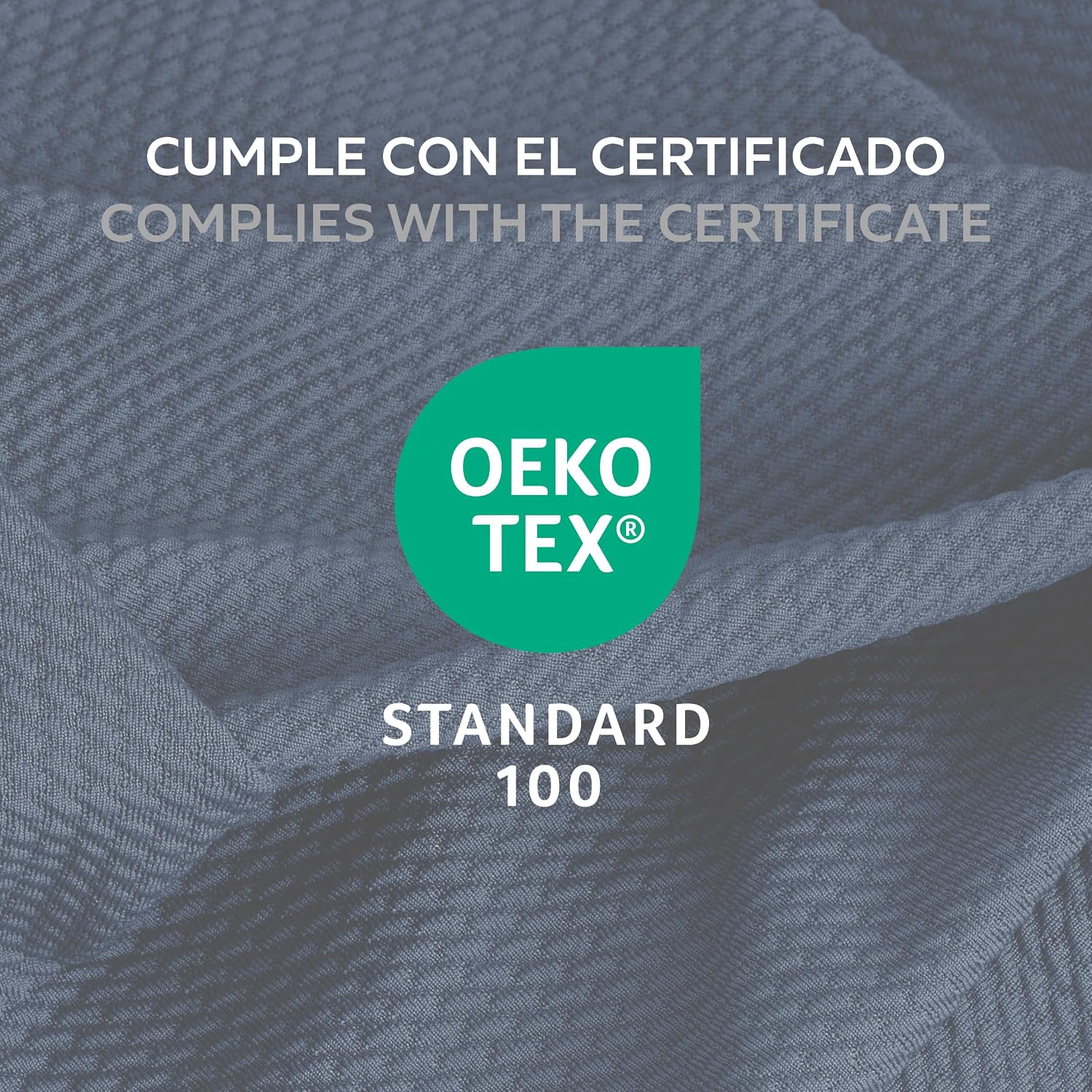 Thumbnail 6 de Textilhome Copripoltrona TEIDE 1 Posto Blu 70–100 cm