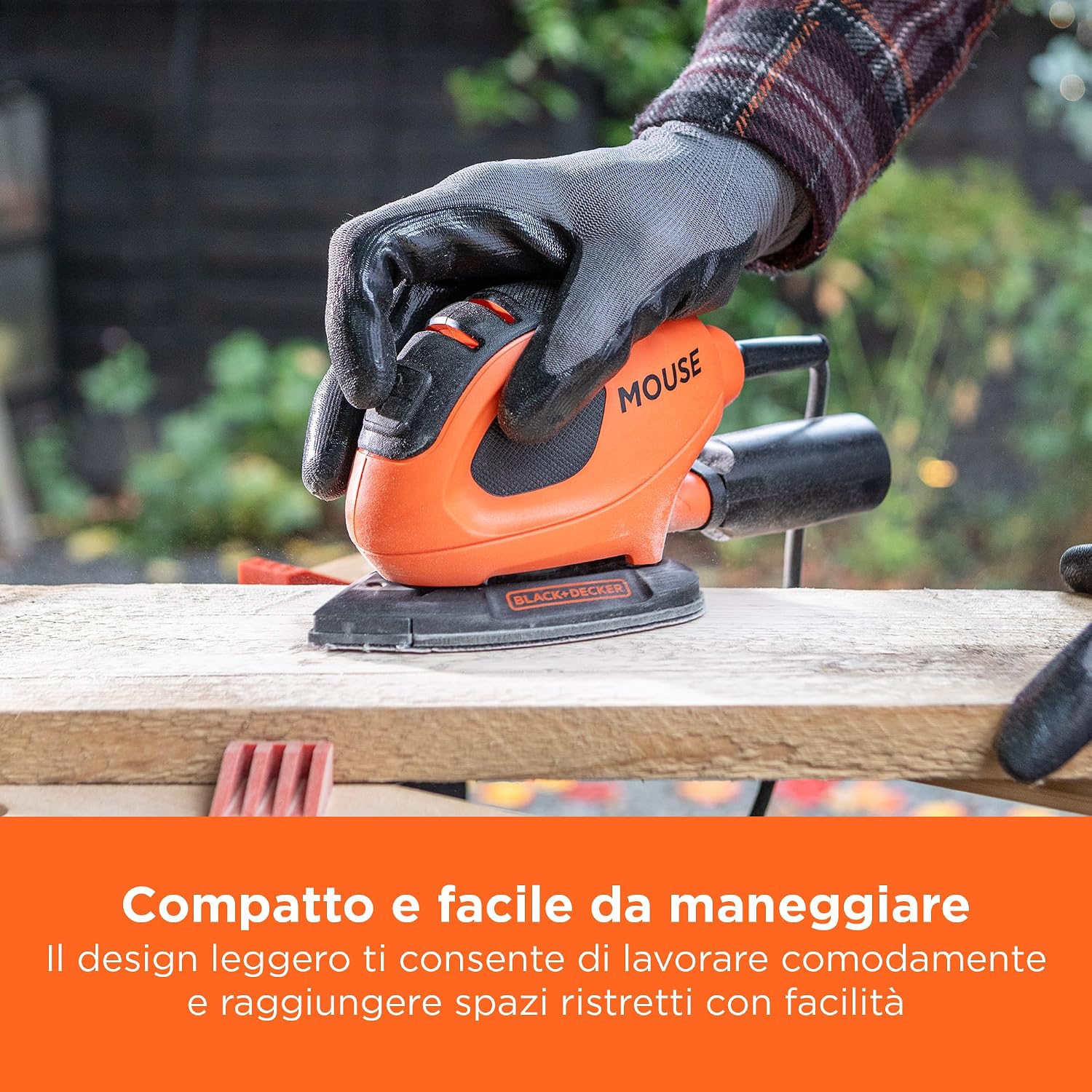 Thumbnail 2 de BLACK+DECKER NUOVA LEVIGATRICE MOUSE MULTIFUNZIONE 55W BEW230BC-QS – kit con 15 accessori