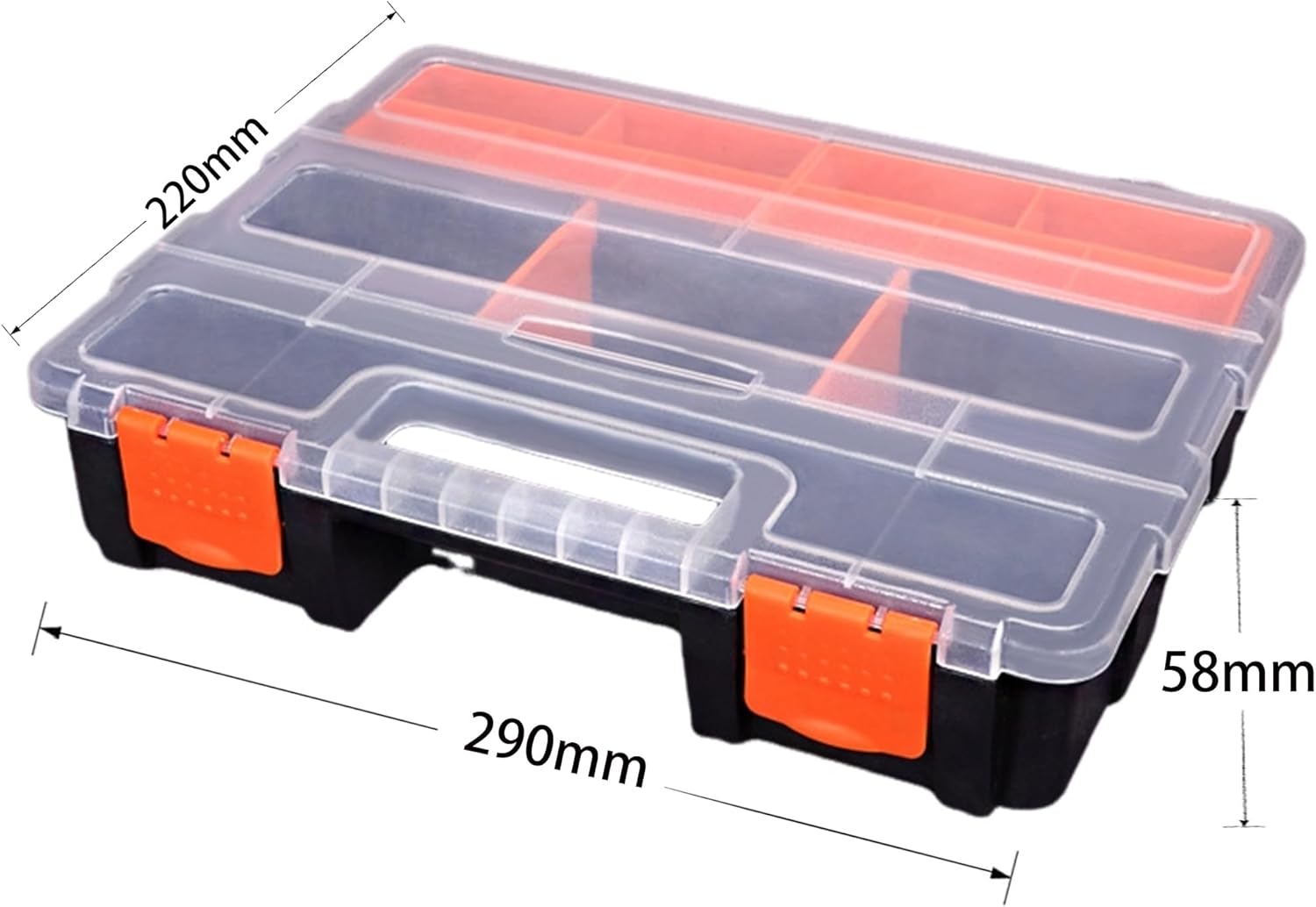 Thumbnail 1 de CHSG Divided Storage Box: Tool Storage Organizer with Detachable Compartments