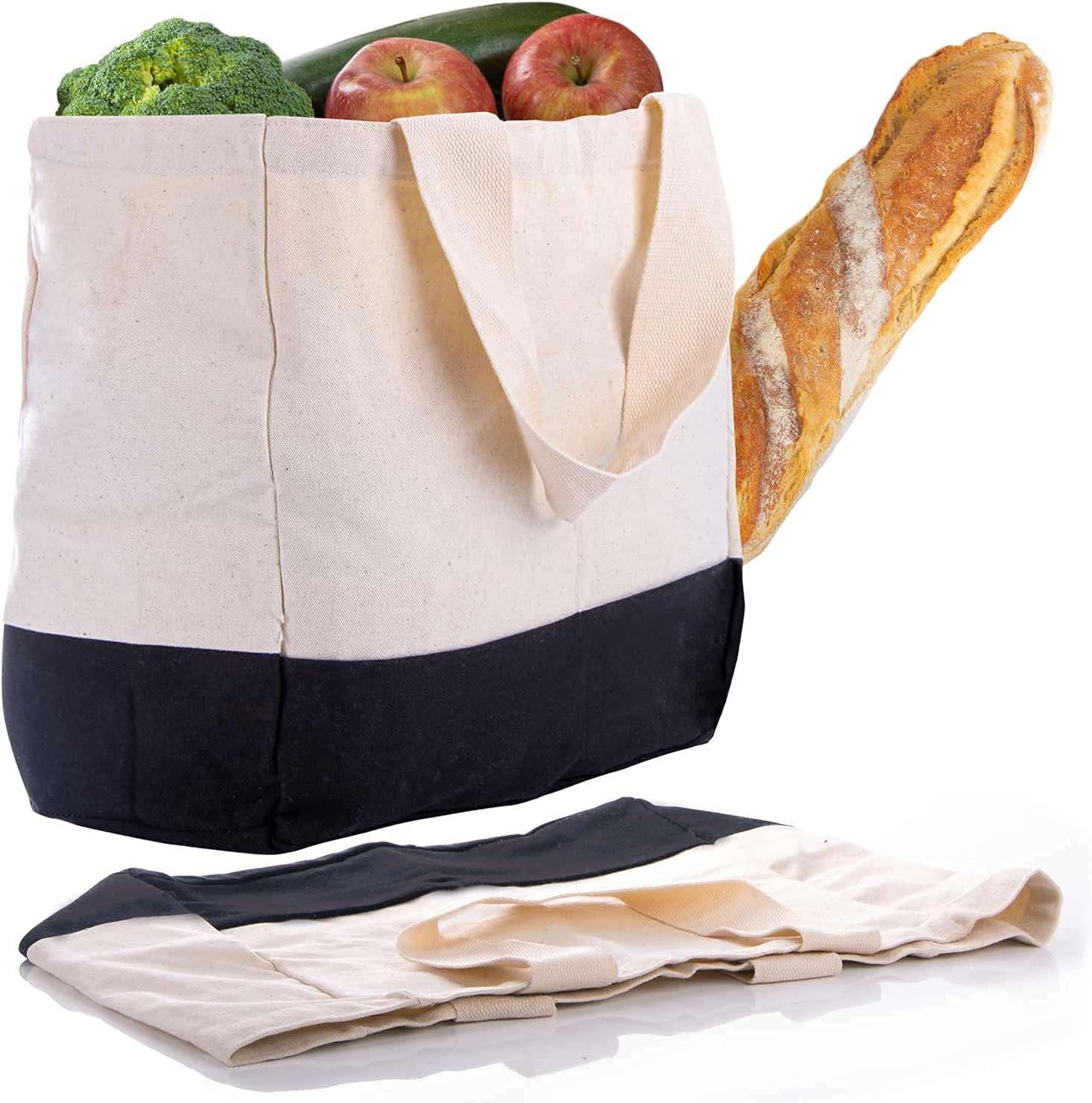 Thumbnail 3 de GOODS+GADGETS Shopper Sac en coton XXL – polyvalent et robuste pour courses et usage quotidien