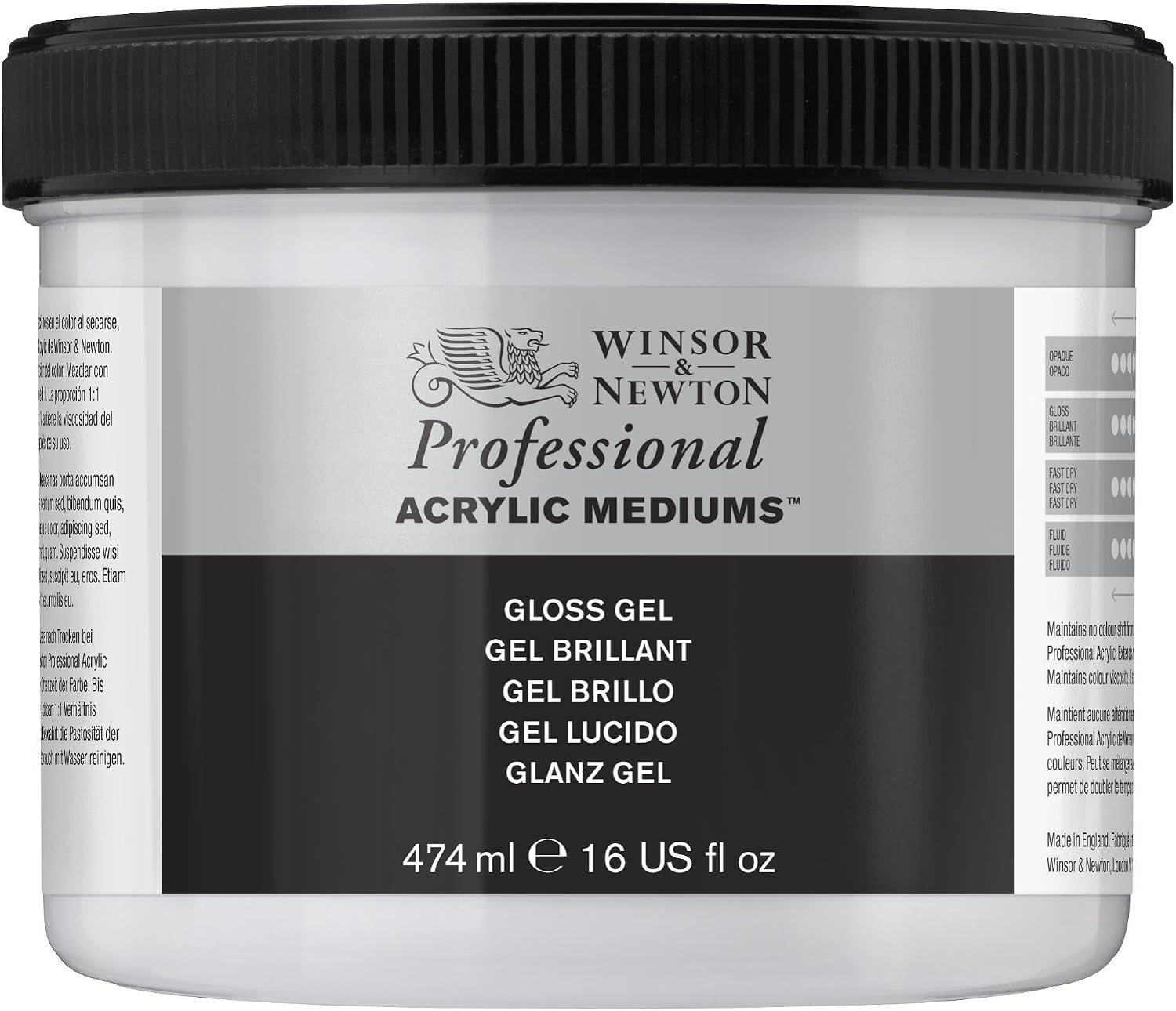 Detalle de Winsor & Newton Professional Acrylfarbe Umbra Natur, 200 ml – Künstlerqualität
