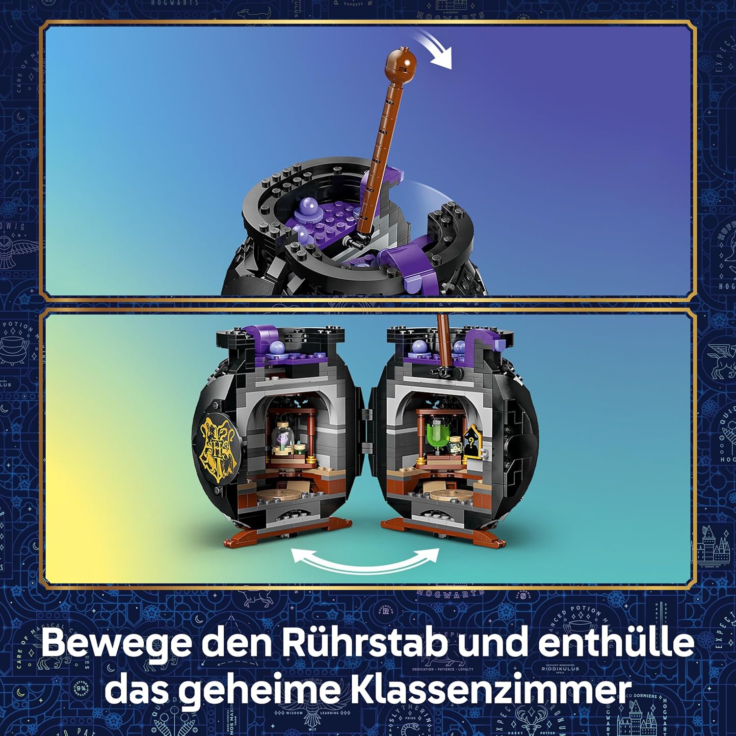 Detalle de LEGO 76464 Kessel: Geheimes Zaubertrank-Klassenzimmer đź§©