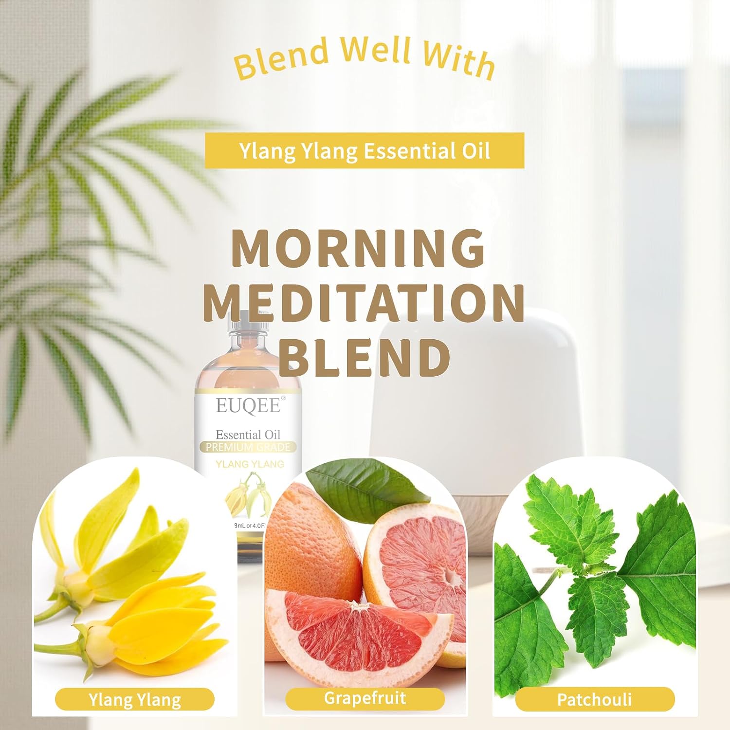Thumbnail 6 de EUQEE Ylang Ylang Essential Oil 4 Fl.Oz