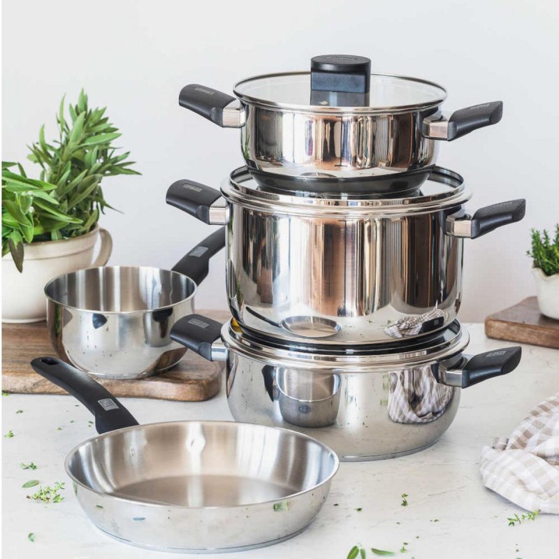 Detalle de Monix M240226 Olla acero inox 8 L 26 cm
