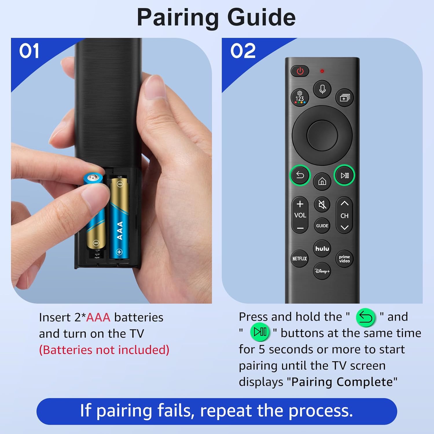 Detalle 2 de Samsung Voice Remote Replacement 2-Pack for Frame TVs