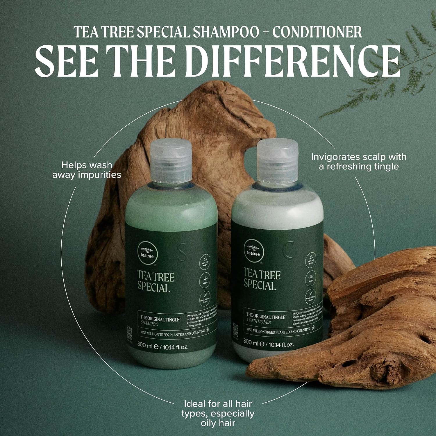 Thumbnail 2 de Tea Tree Special Shampoo Deep Cleans & Refreshes Scalp for All Hair Types, 33.8 fl oz