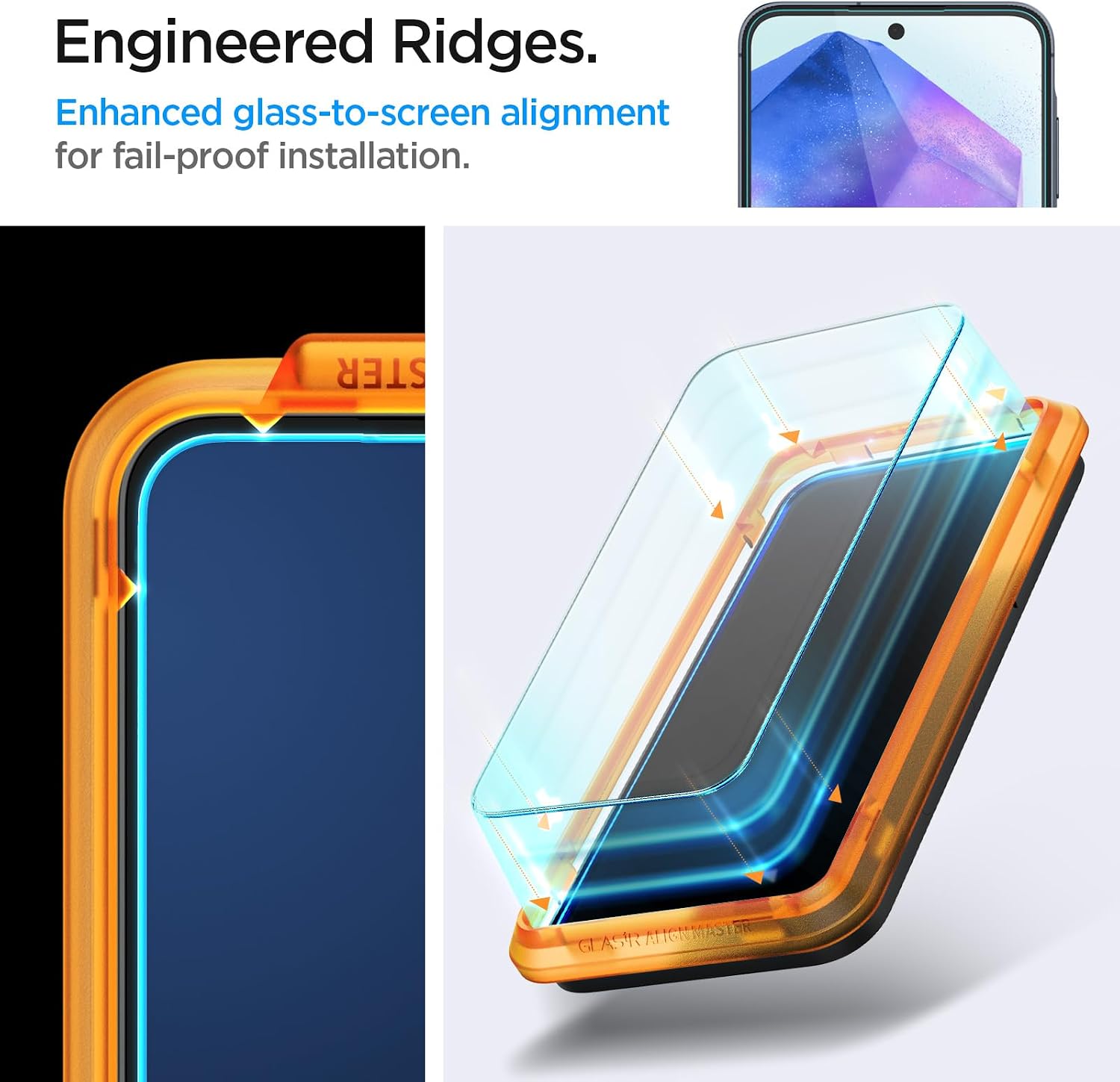 Thumbnail 4 de Spigen AlignMaster Protector Pantalla Samsung Galaxy A55 5G