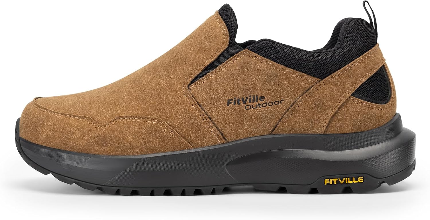 Detalle de FitVille Scarpe Uomo Senza Lacci Pianta Larga